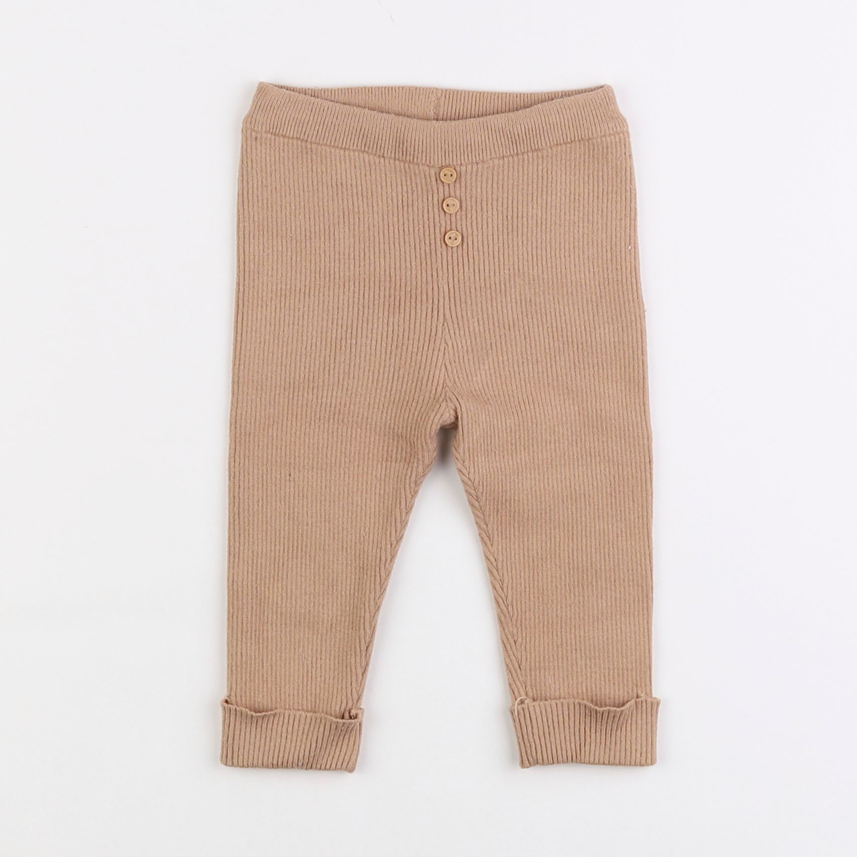 Vertbaudet - legging marron - 18 mois