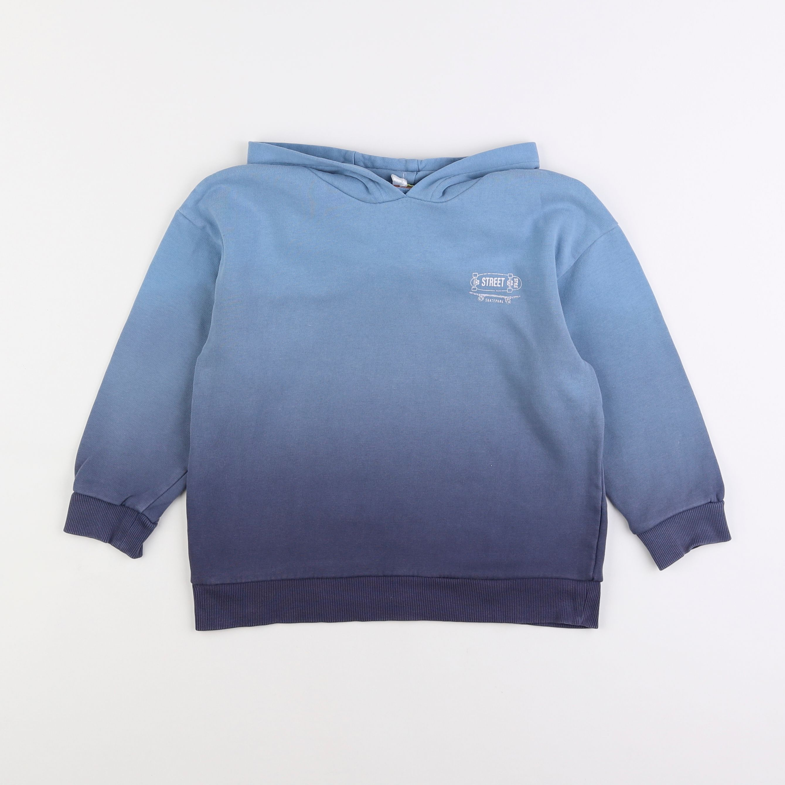 Vertbaudet - sweat bleu - 6 ans