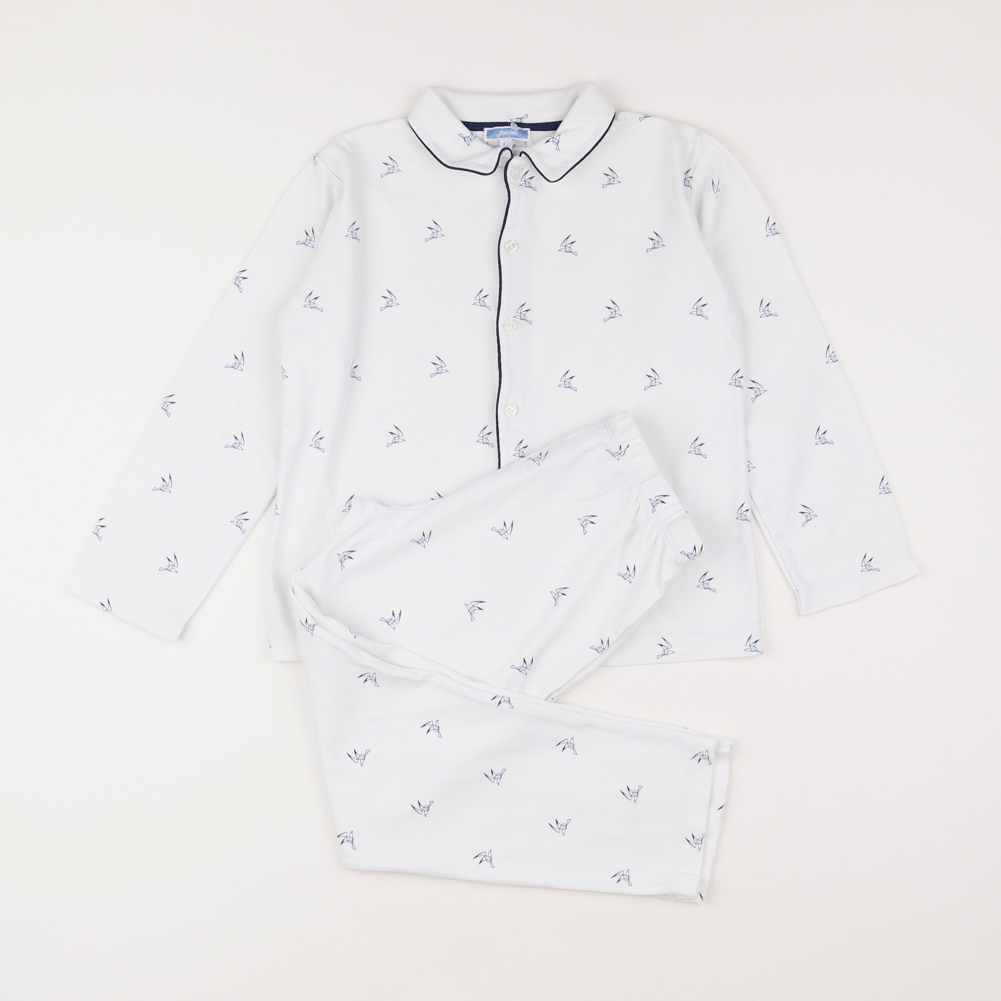 Jacadi - pyjama coton blanc - 8 ans