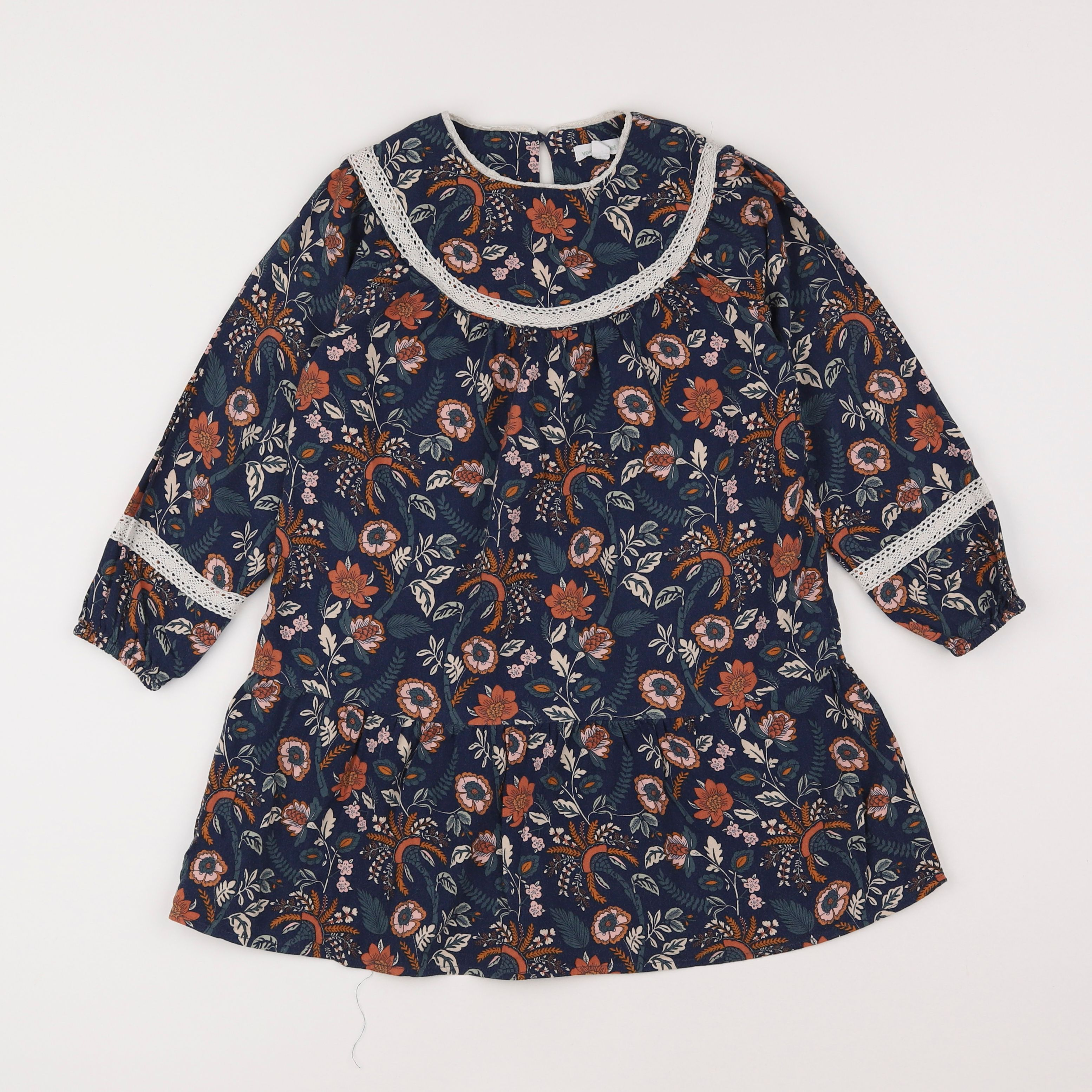 Vertbaudet - robe multicolore - 6 ans