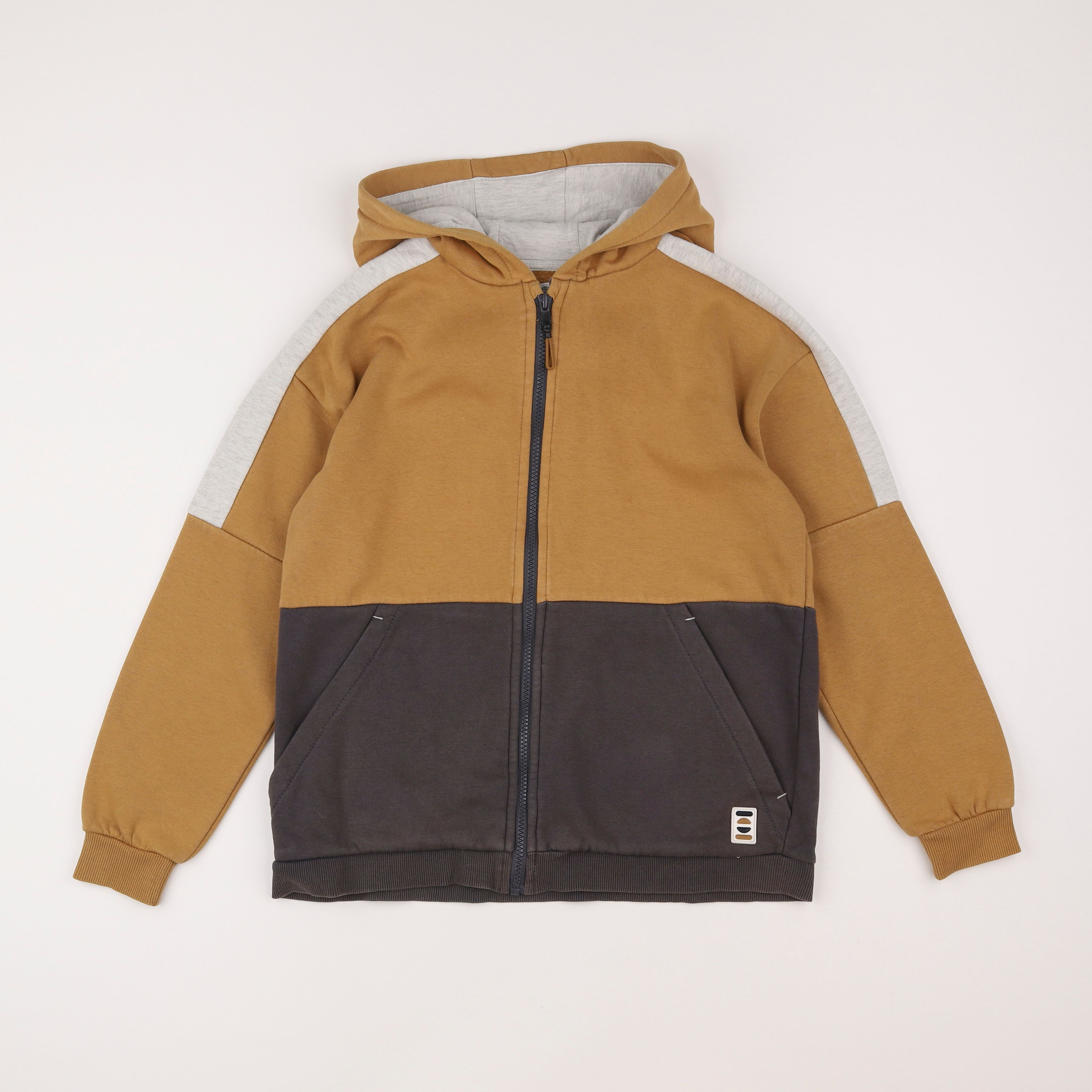 Vertbaudet - sweat marron - 12 ans