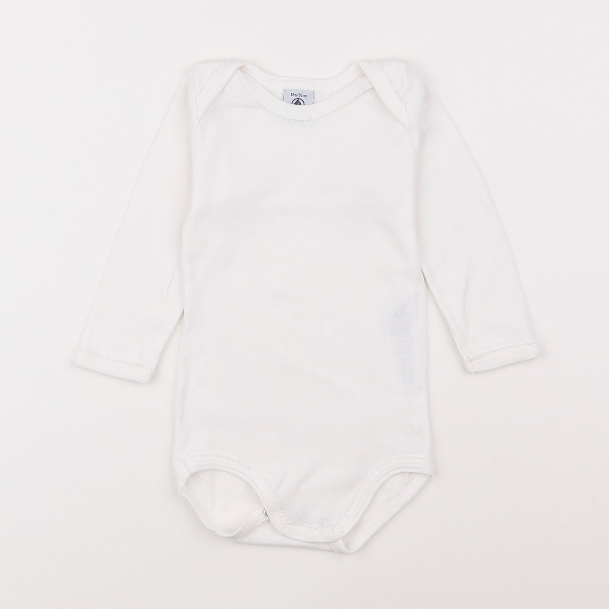 Petit Bateau - body beige - 18 mois