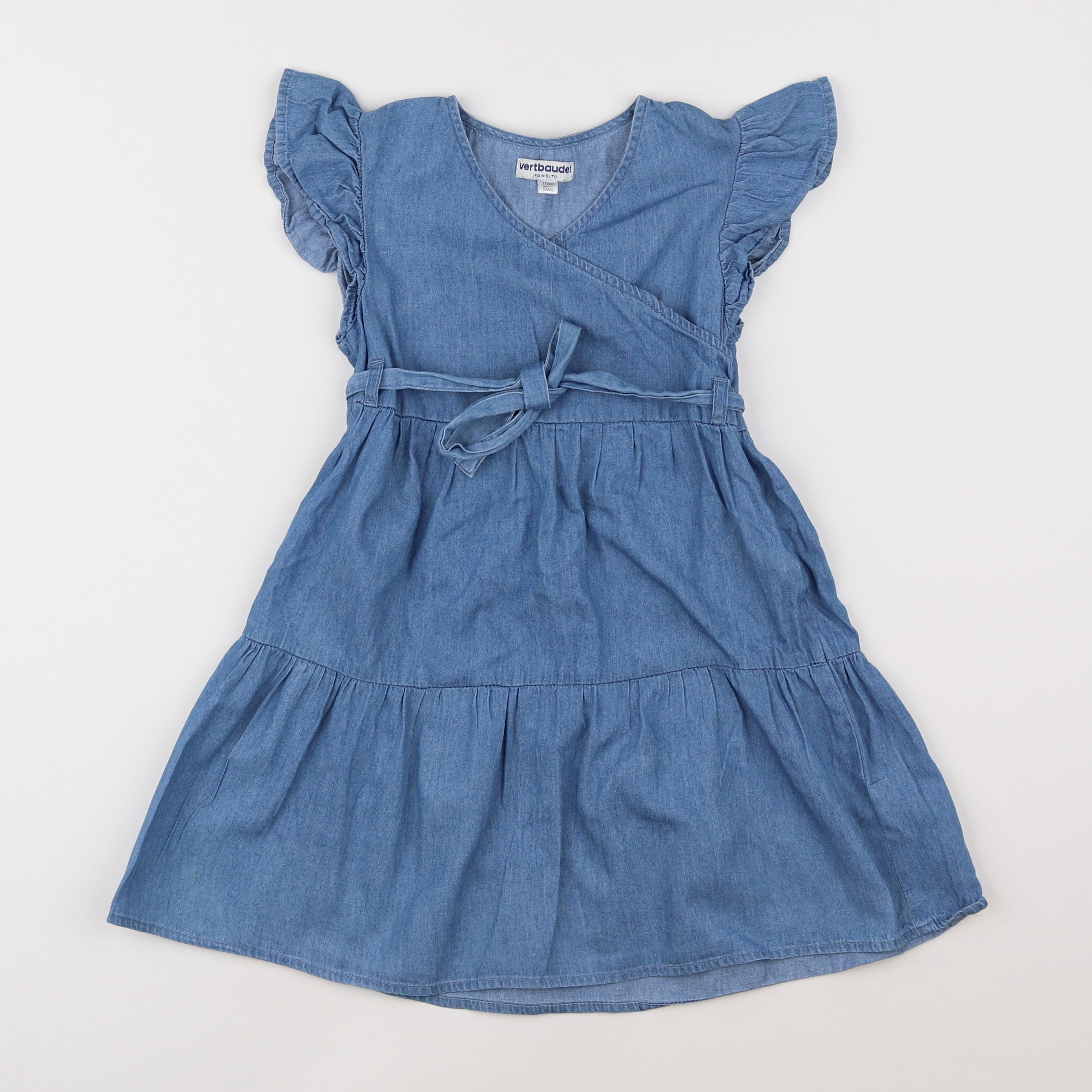 Vertbaudet - robe bleu - 5 ans