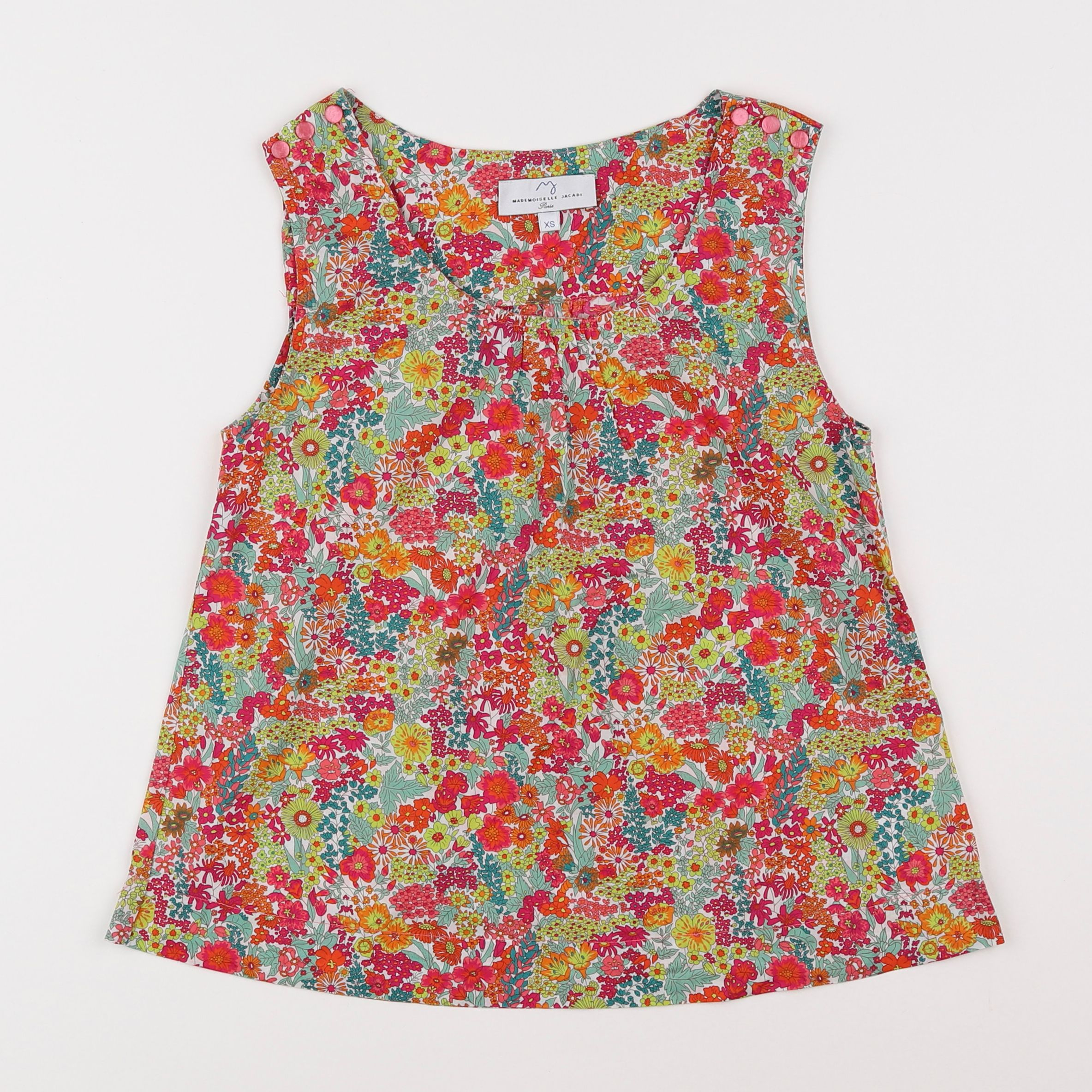 Jacadi - blouse liberty multicolore - 12 ans