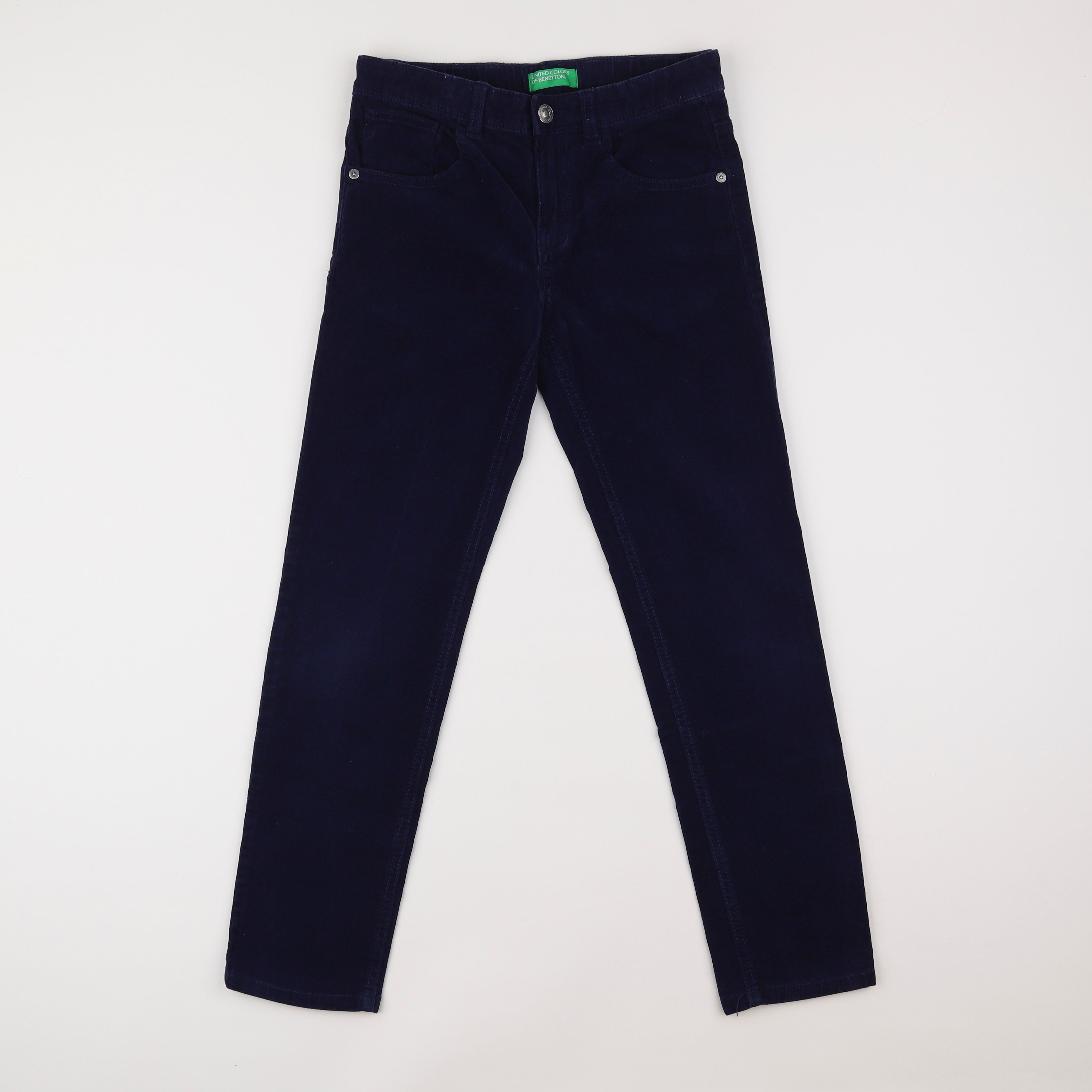 Benetton - pantalon bleu - 8/9 ans