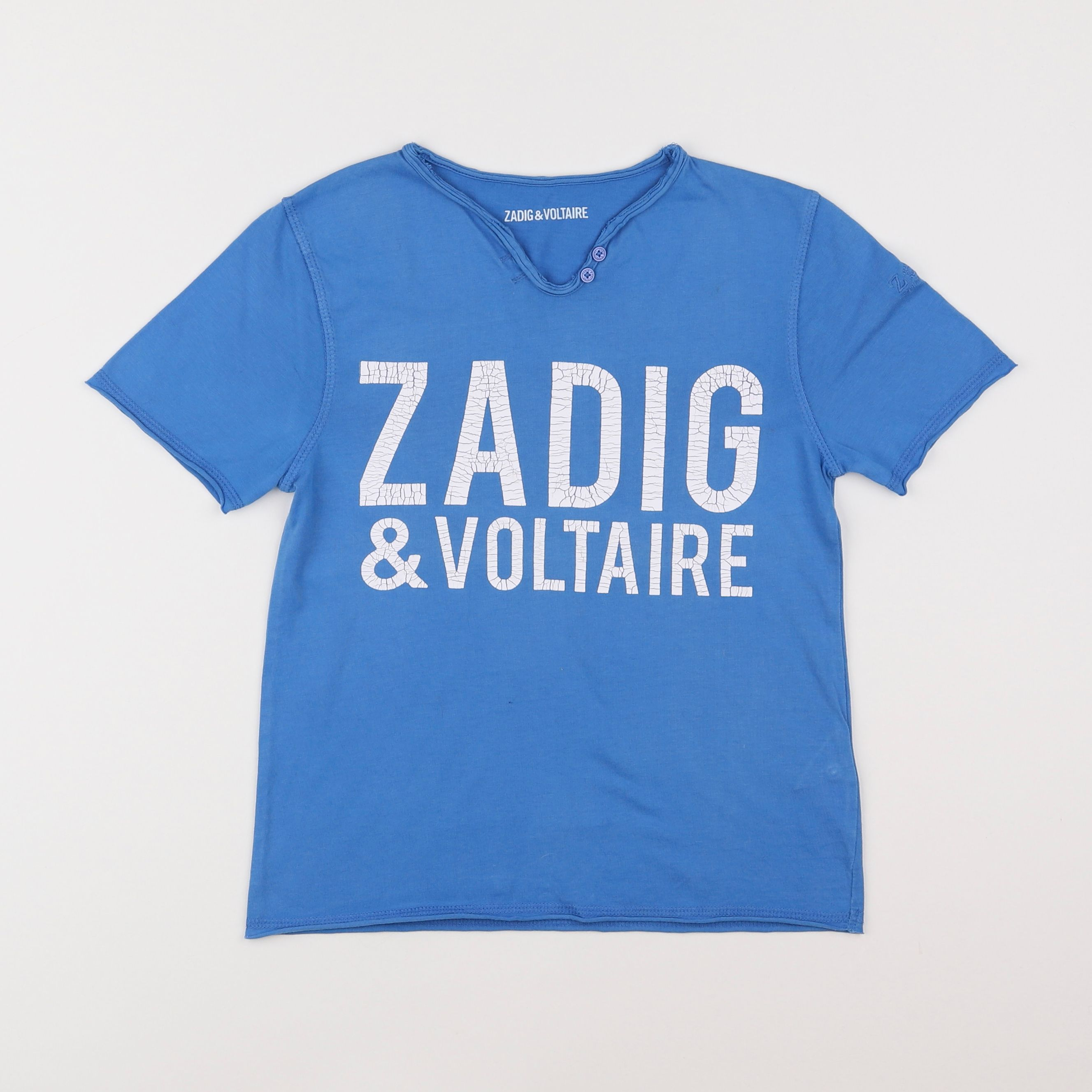 Zadig & Voltaire - tee-shirt bleu - 8 ans