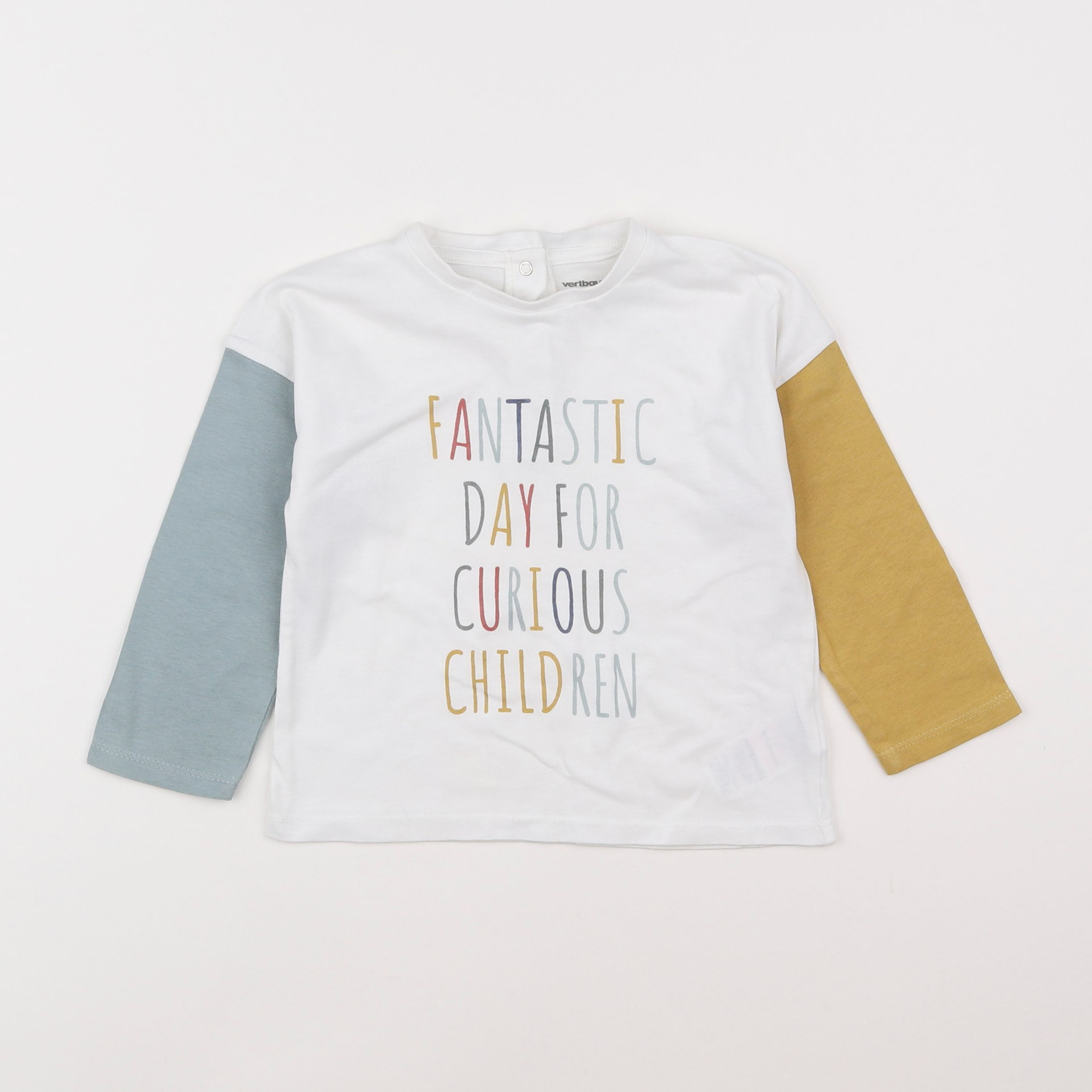 Vertbaudet - tee-shirt multicolore - 3 ans