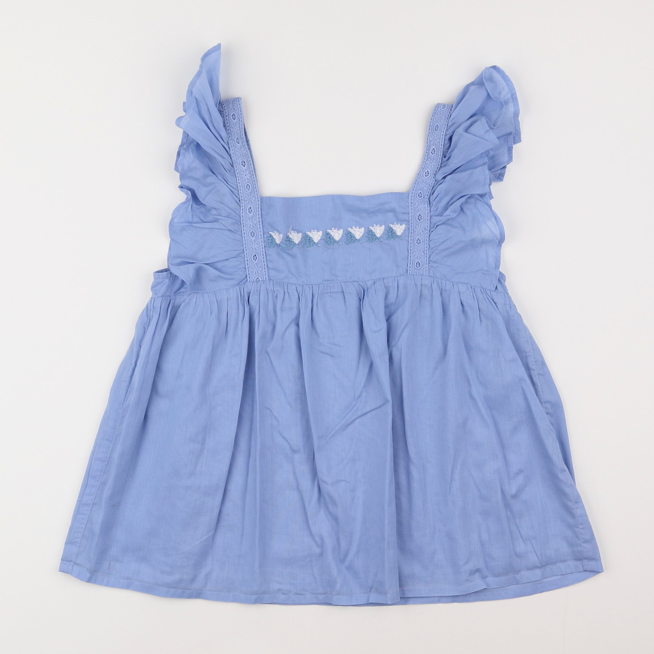 Cyrillus - blouse bleu - 12 ans