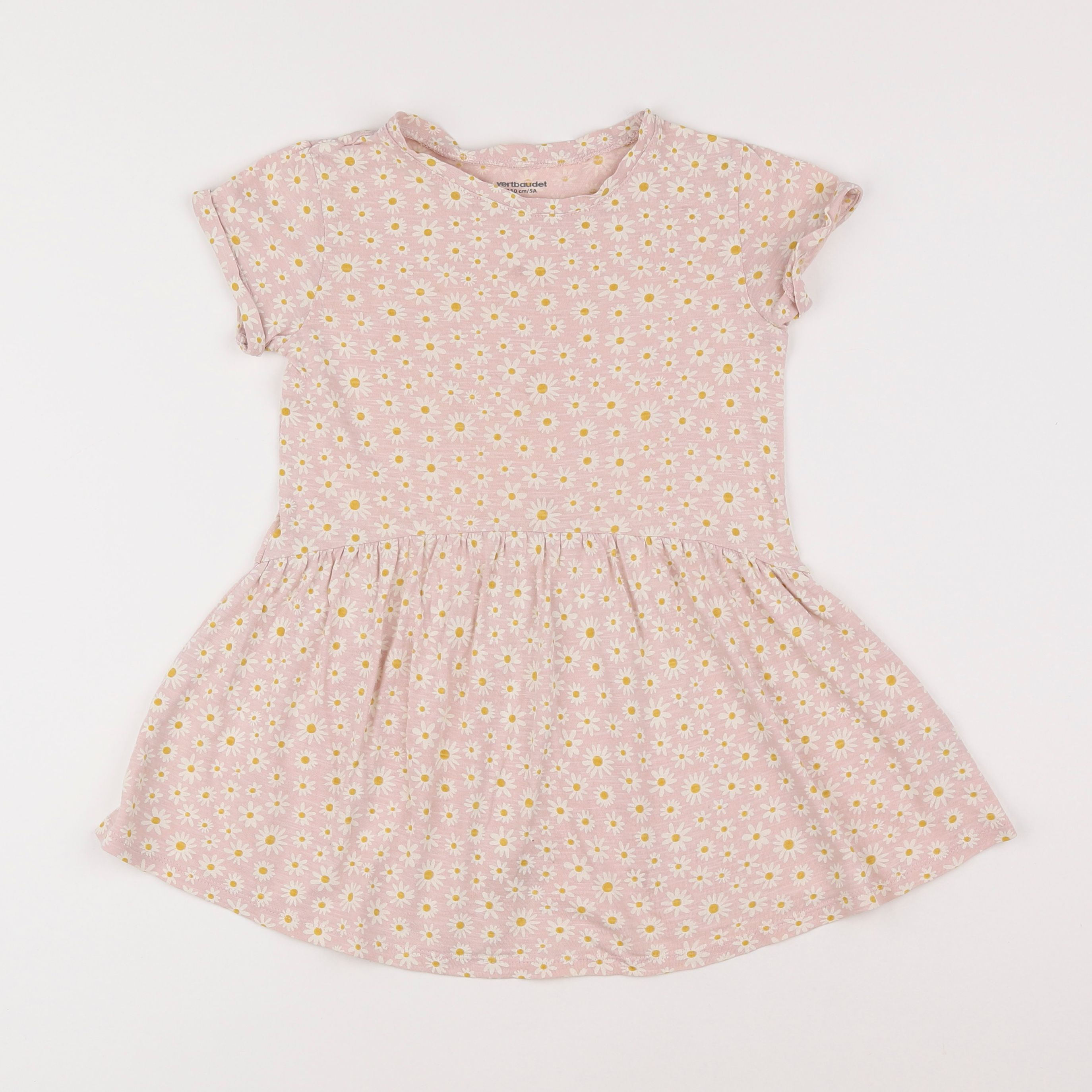 Vertbaudet - robe rose - 5 ans