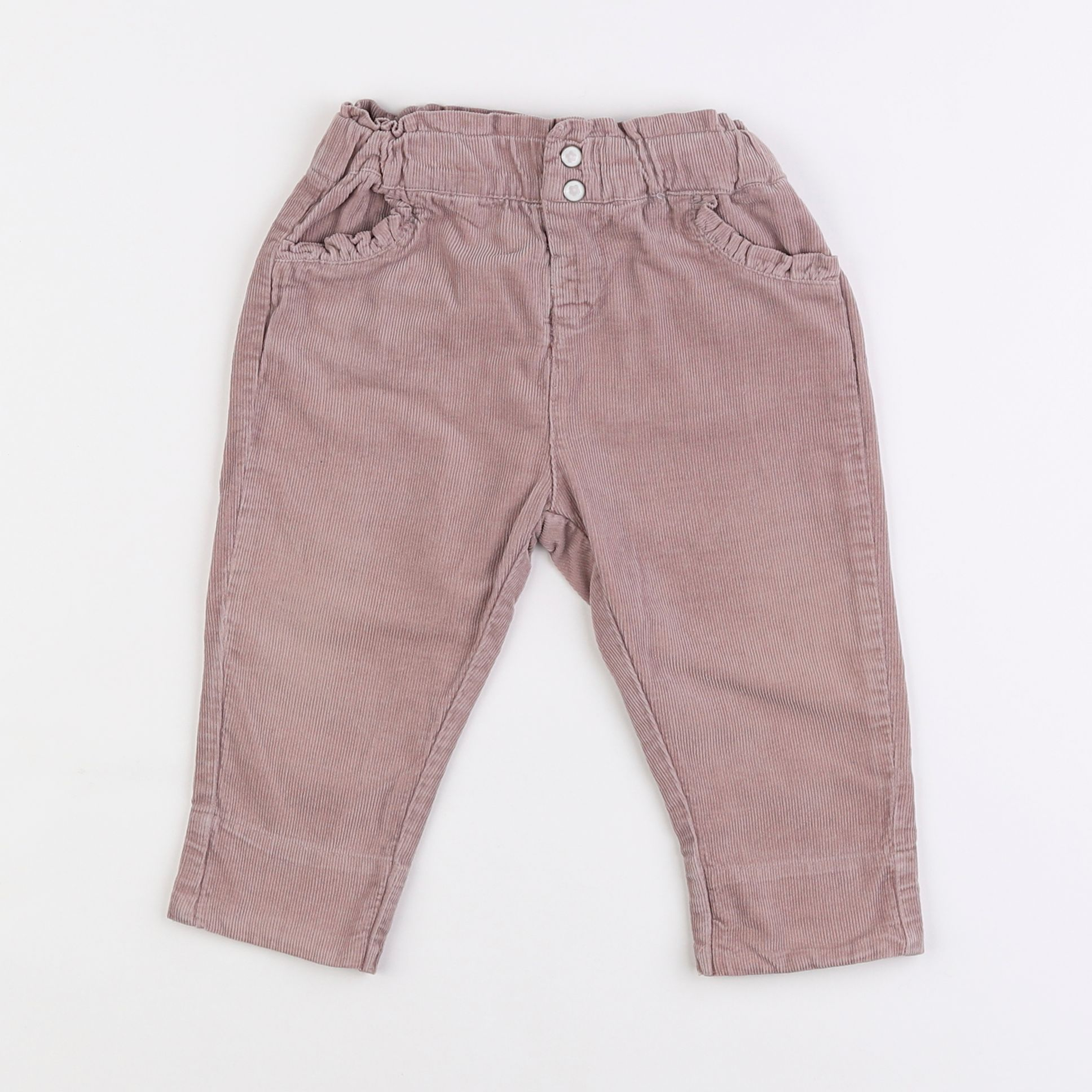 Vertbaudet - pantalon rose - 12 mois