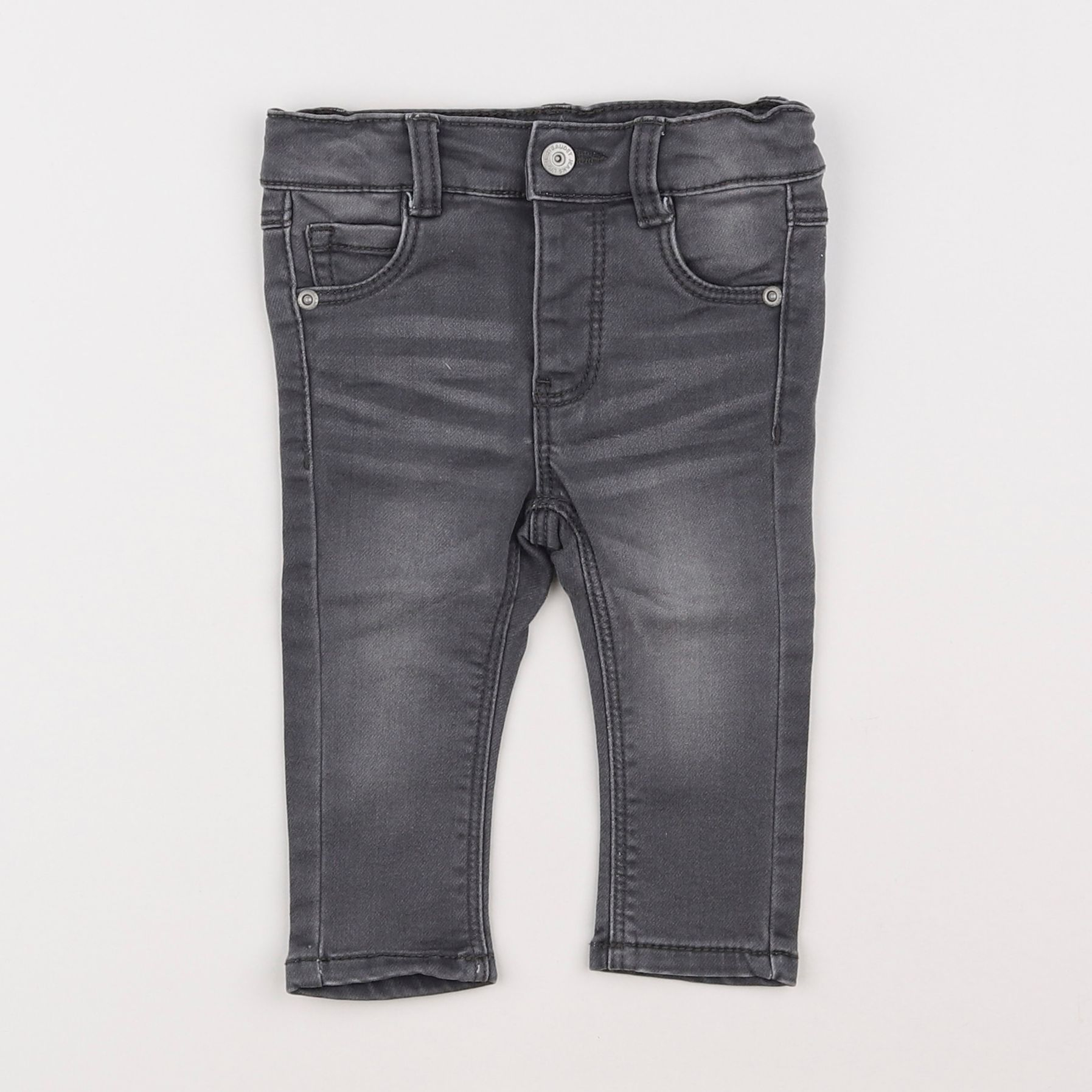 Vertbaudet - pantalon gris - 6 mois