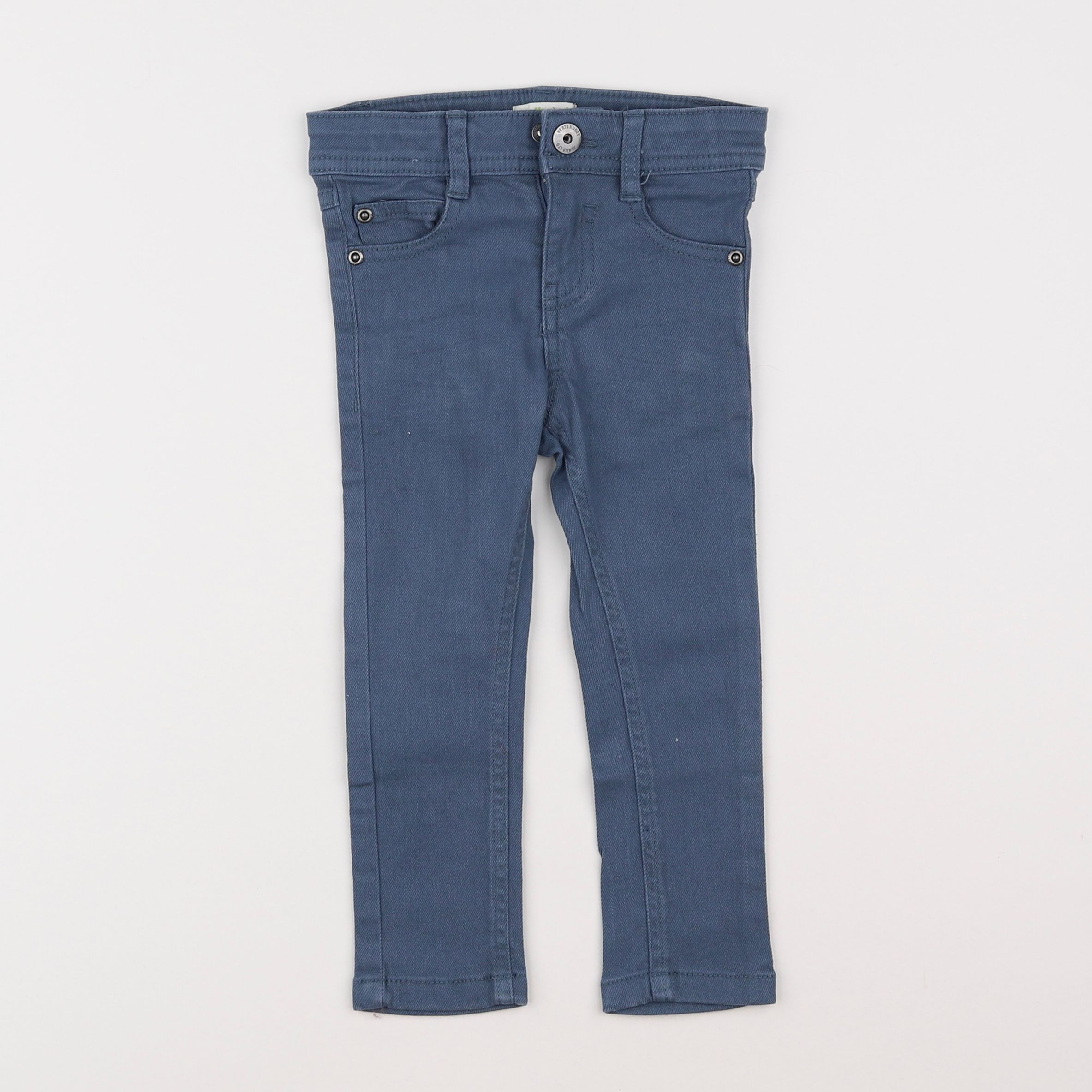 Vertbaudet - pantalon bleu - 2 ans