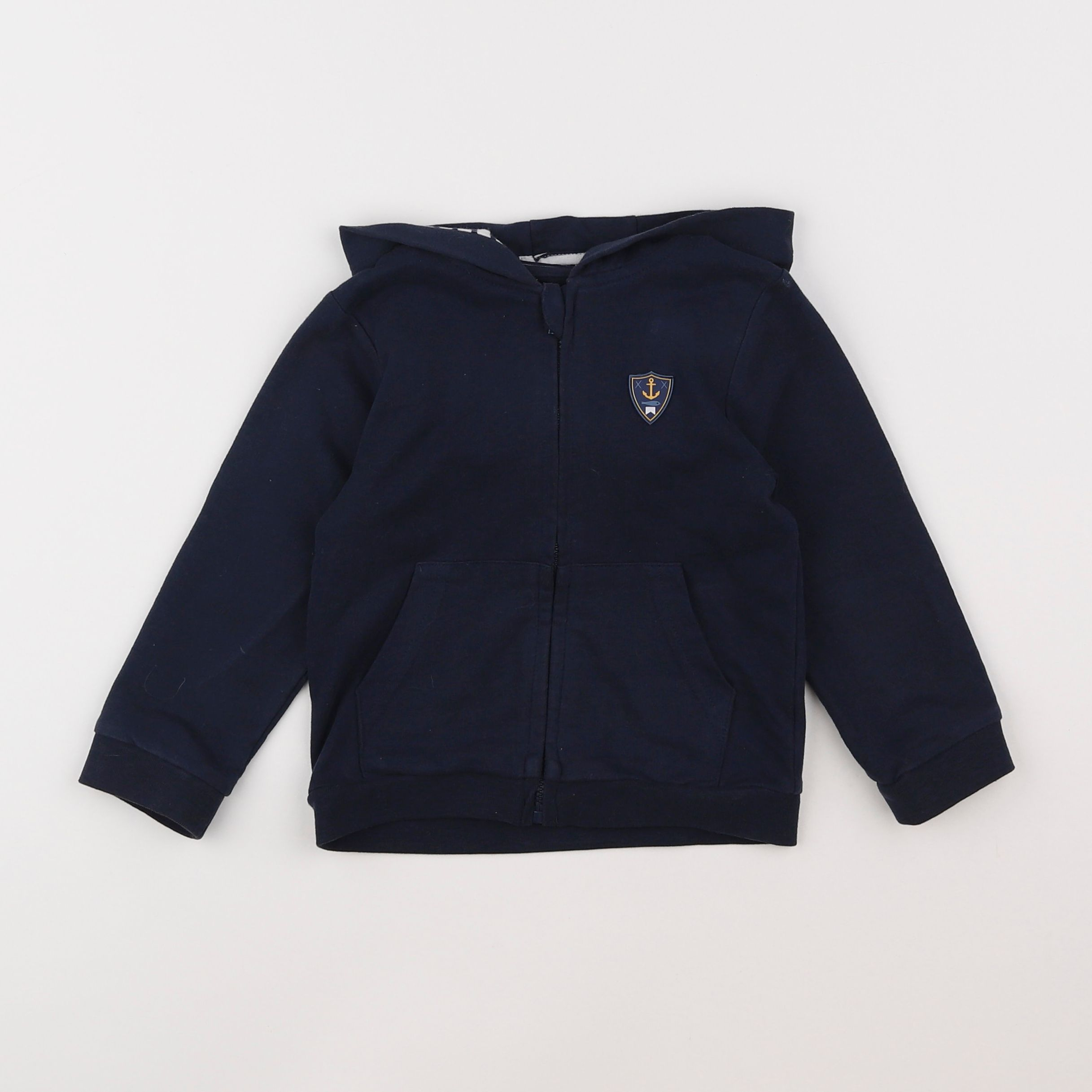 Vertbaudet - sweat bleu - 2 ans