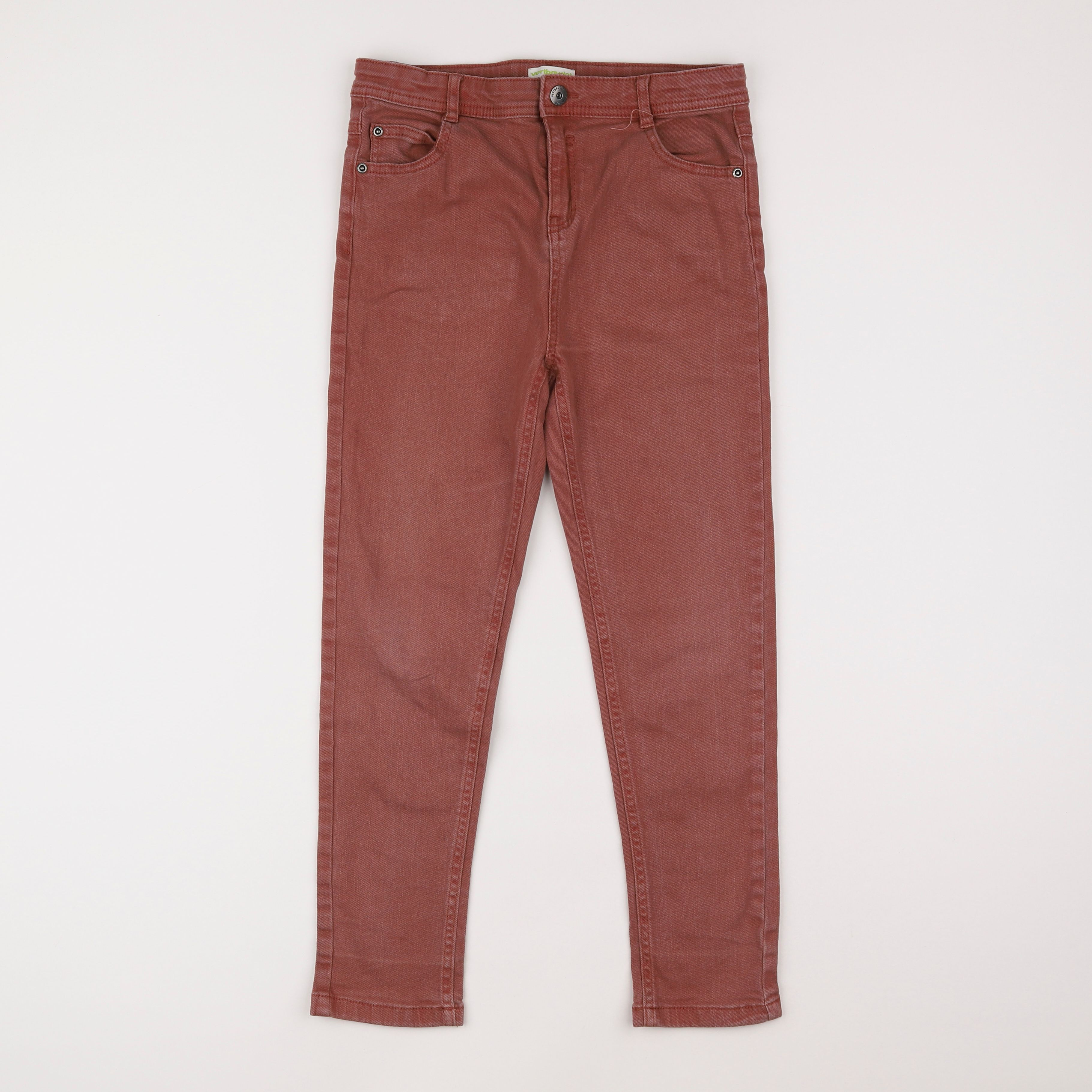 Vertbaudet - pantalon marron - 10 ans