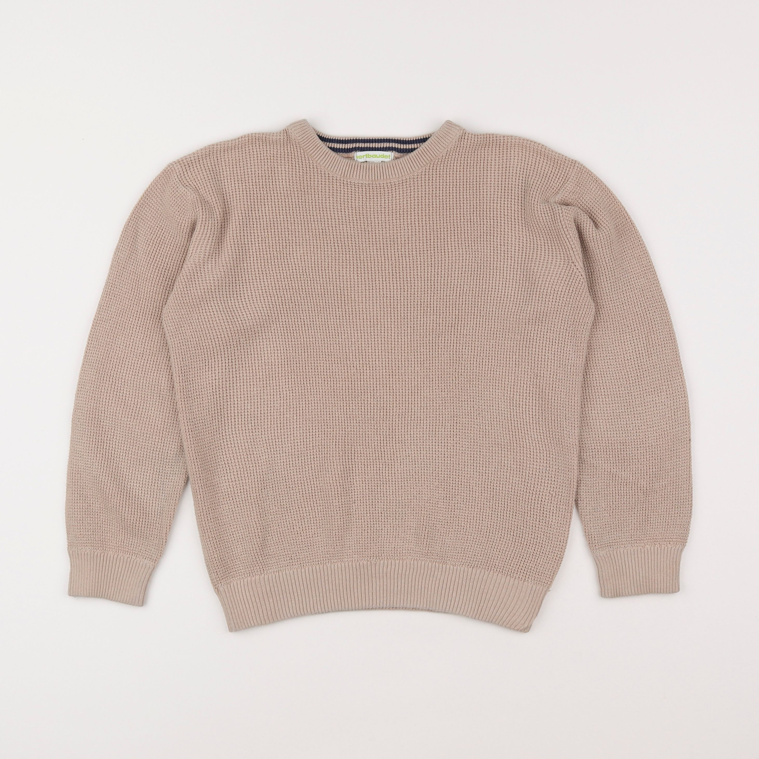 Vertbaudet - pull beige - 10 ans