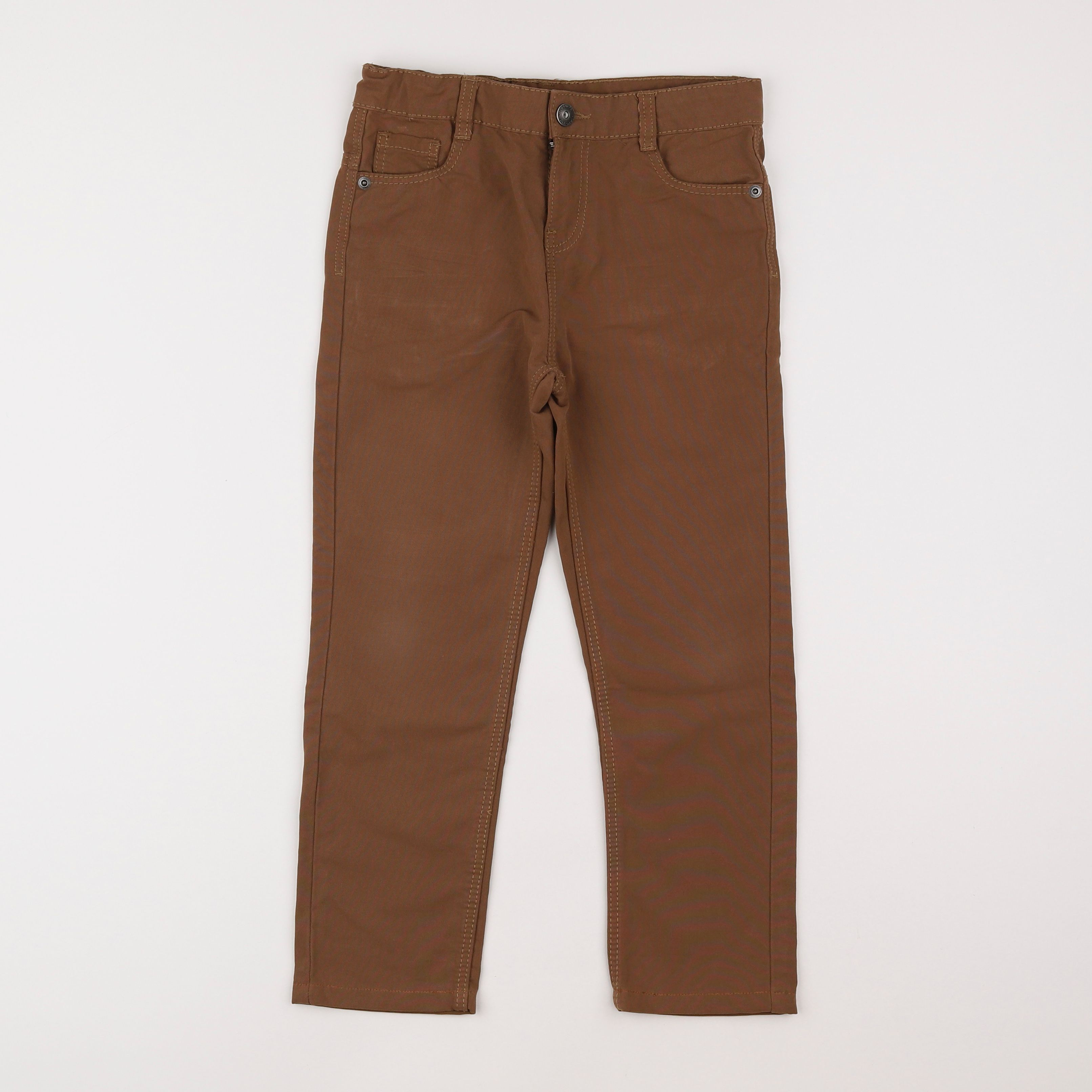 Vertbaudet - pantalon marron - 8 ans