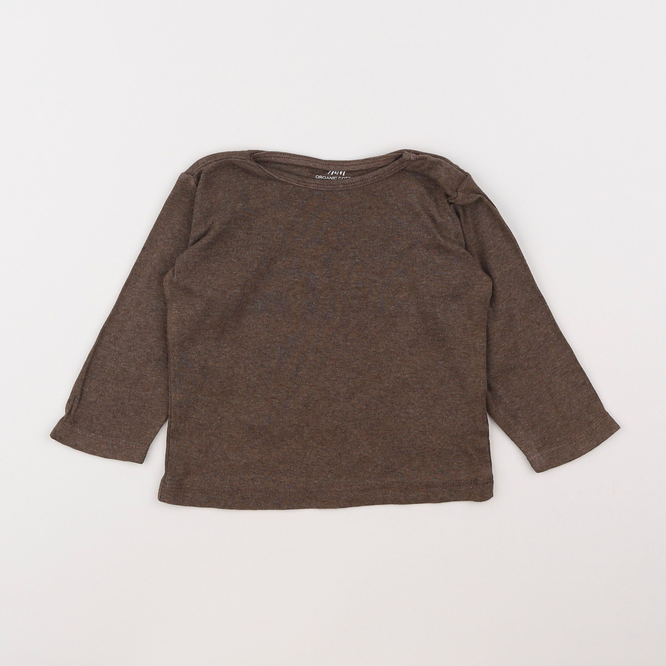 H&M - tee-shirt marron - 12/18 mois