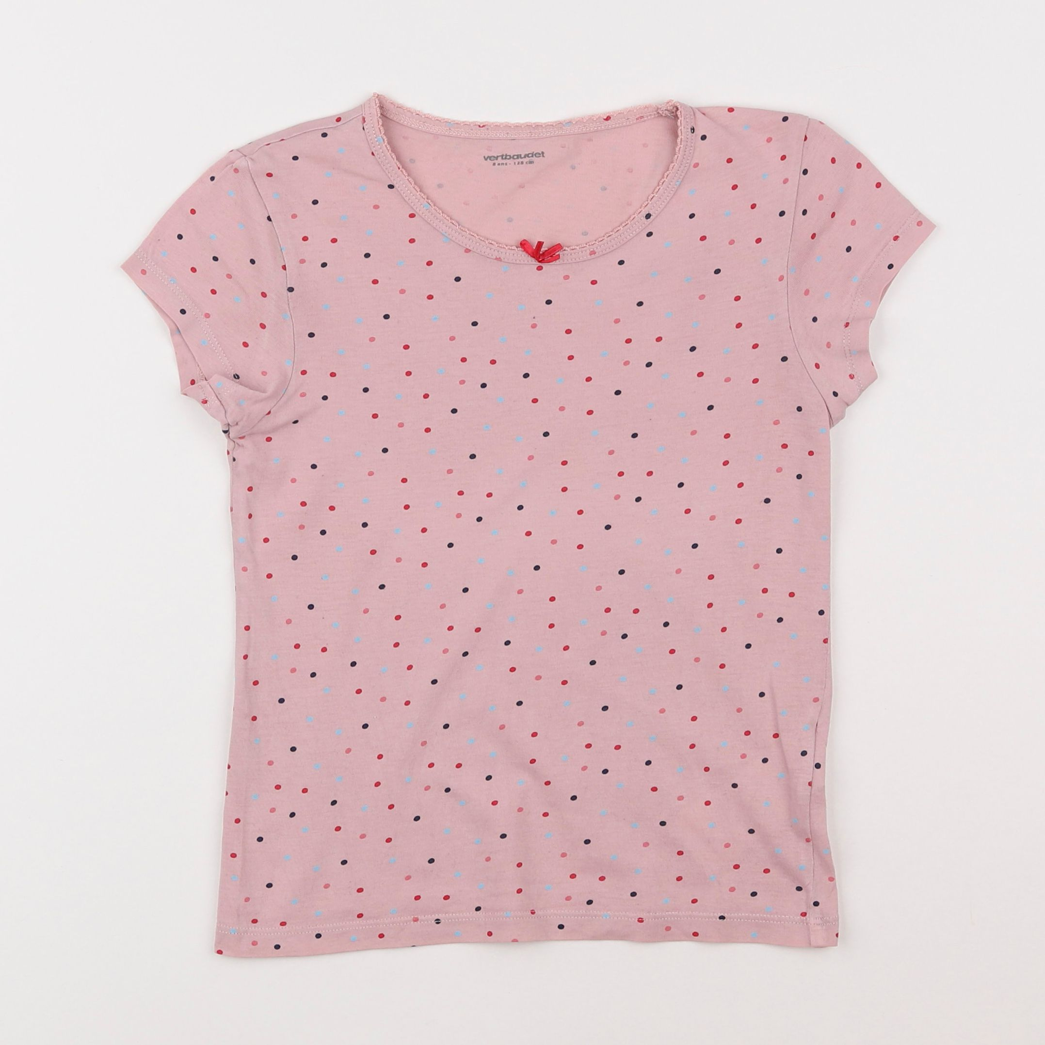 Vertbaudet - maillot de corps rose - 8 ans