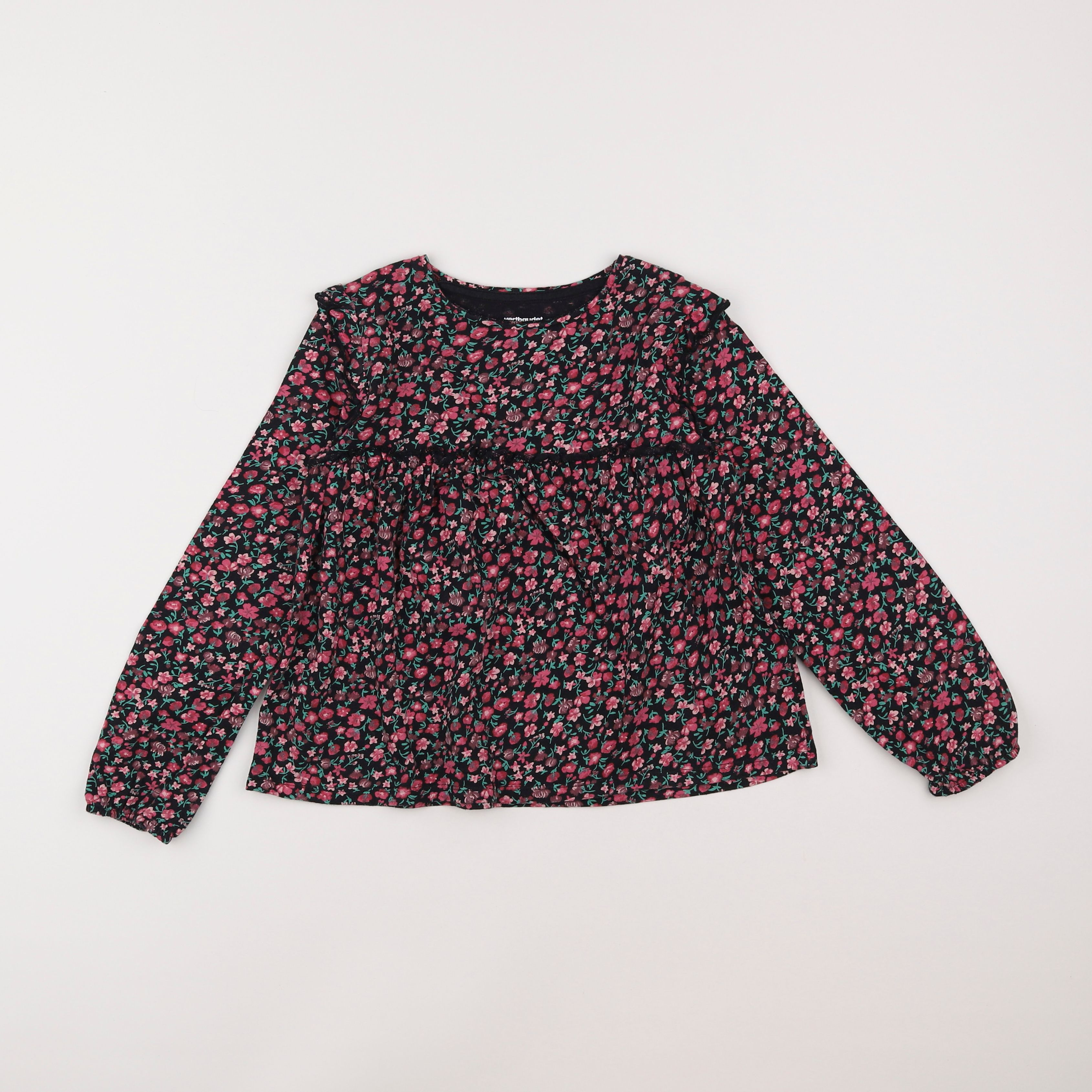 Vertbaudet - blouse rose - 8 ans