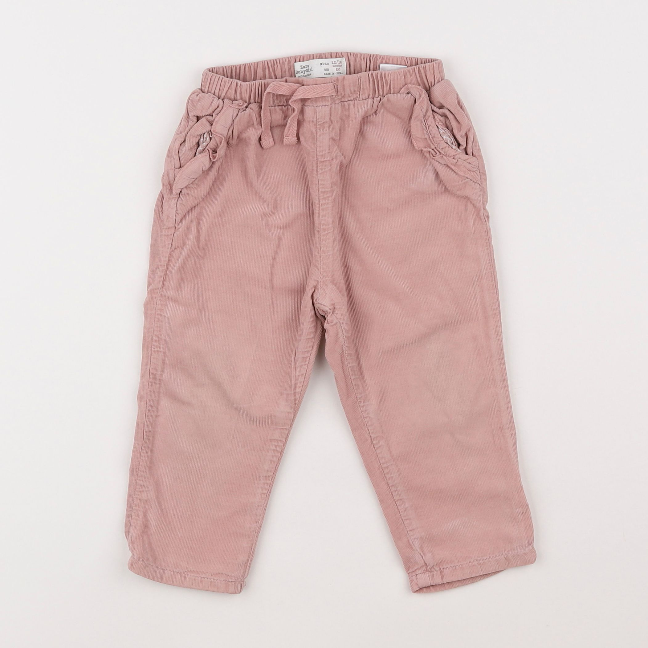 Zara - pantalon rose - 12/18 mois