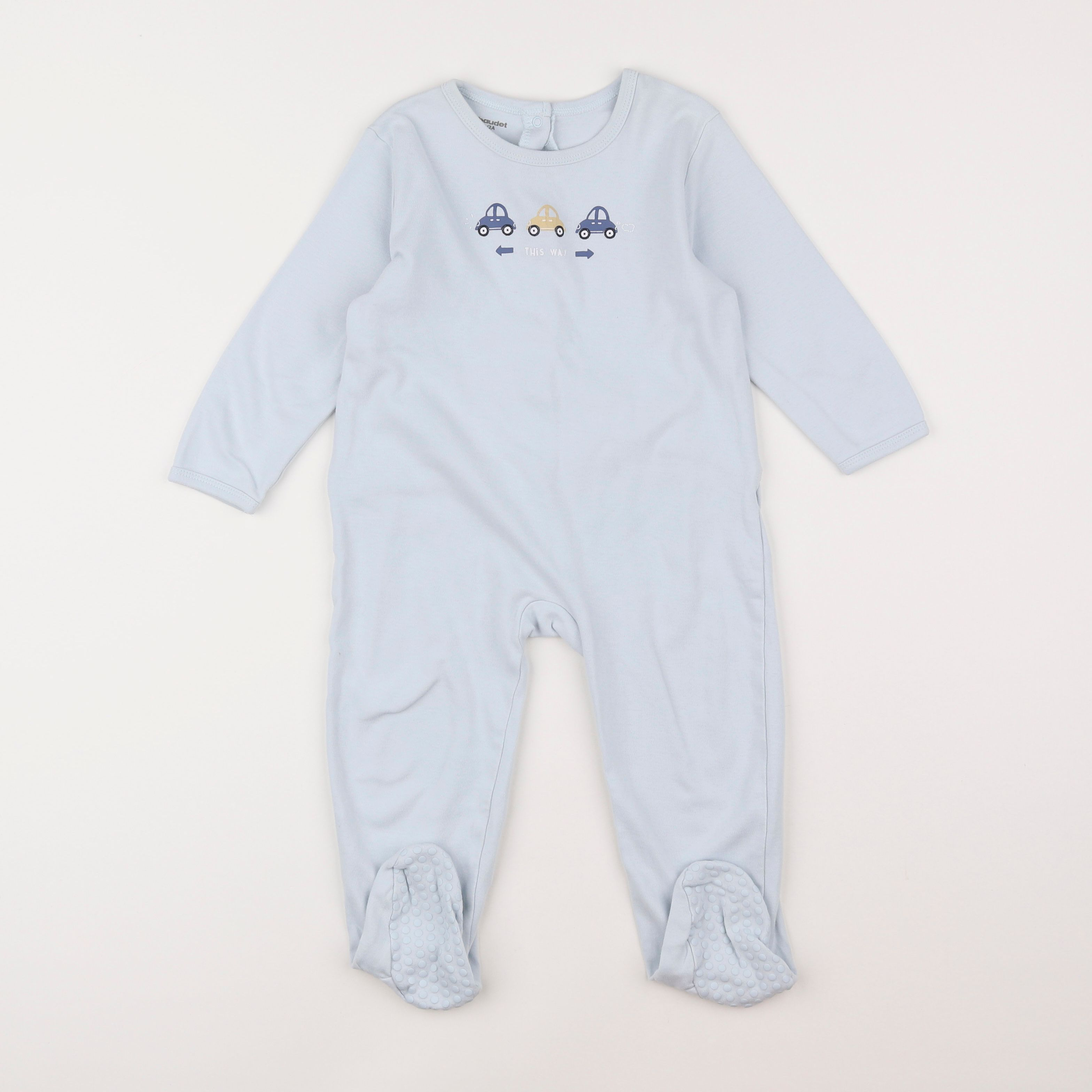 Vertbaudet - pyjama coton bleu - 2 ans