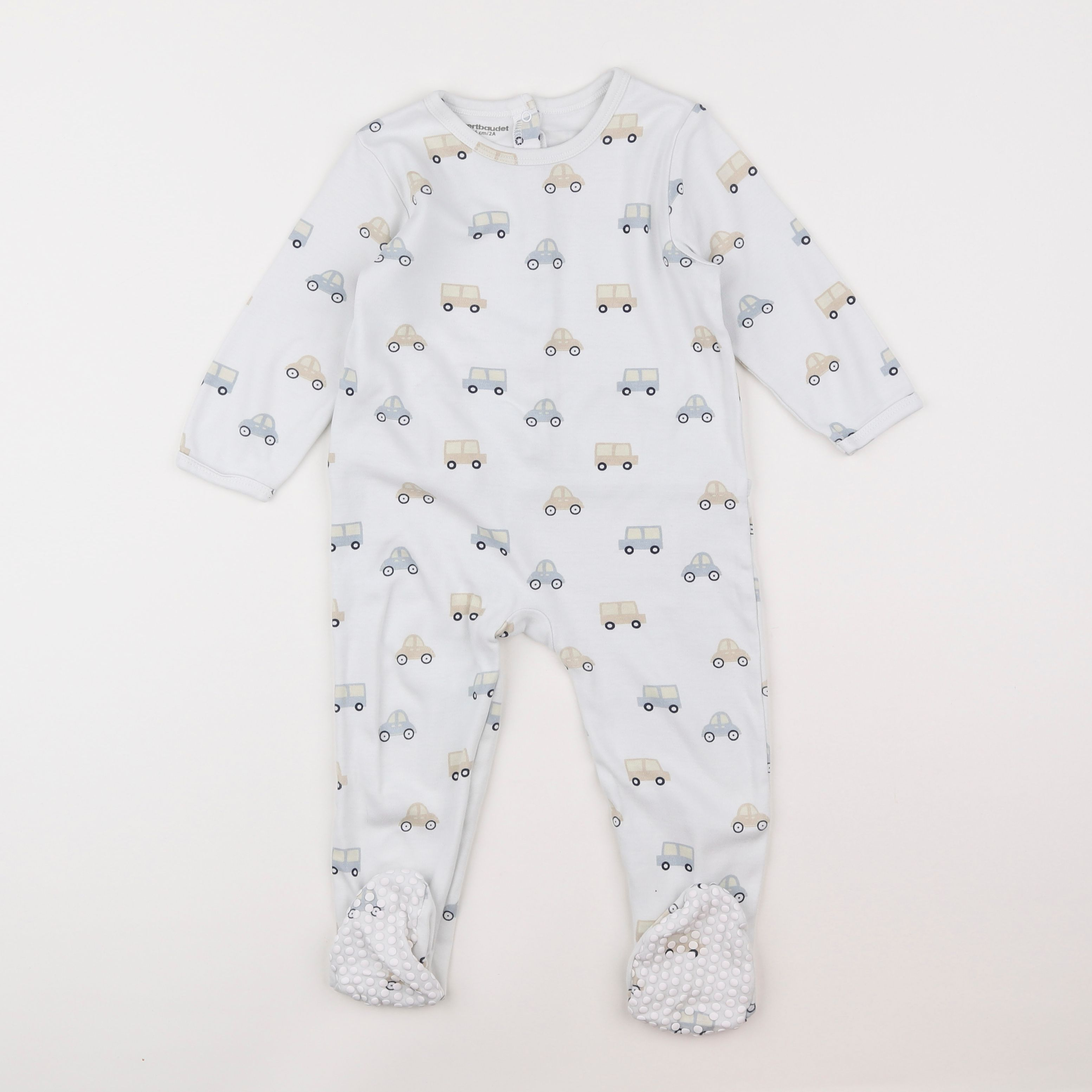 Vertbaudet - pyjama coton blanc - 2 ans