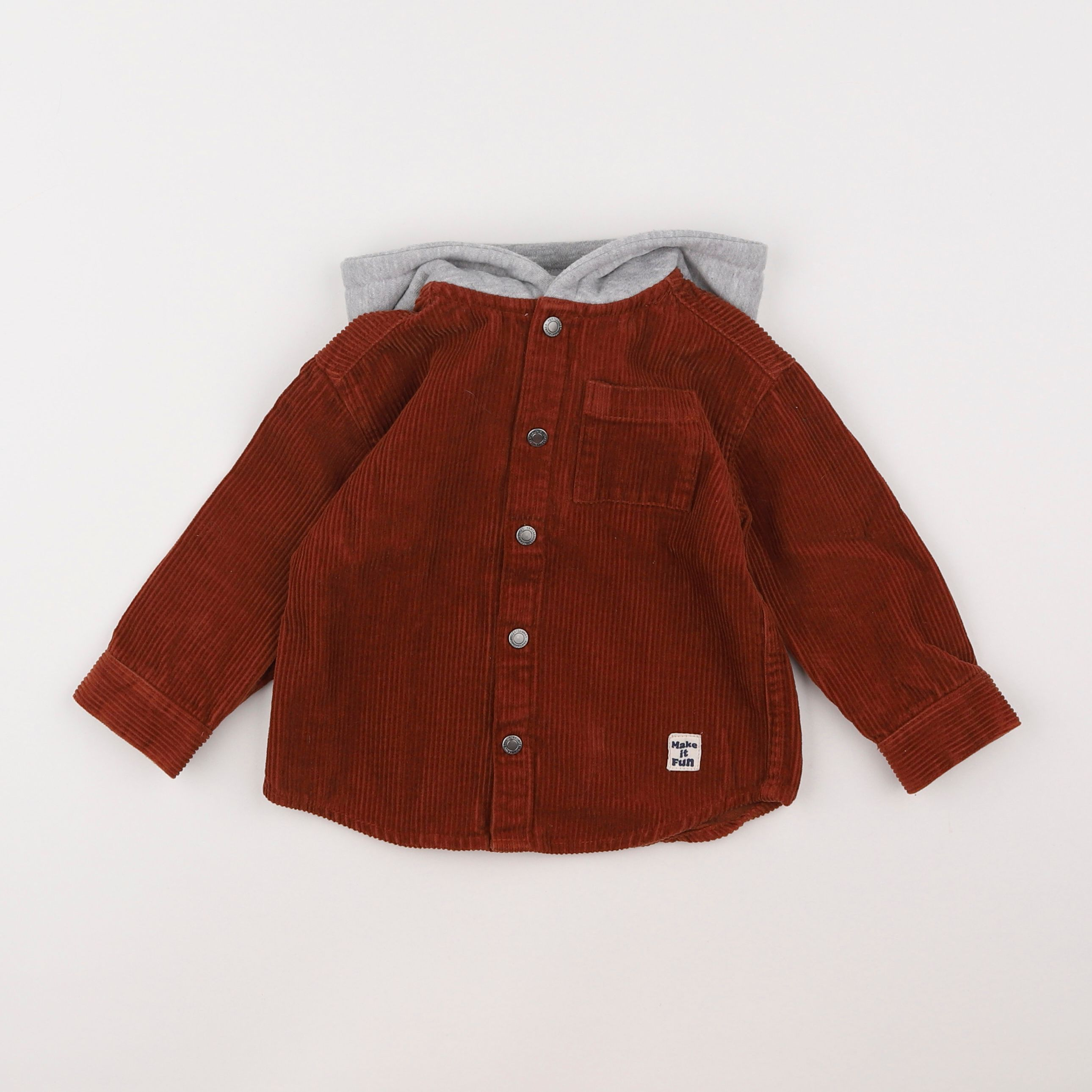 Vertbaudet - veste marron - 2 ans