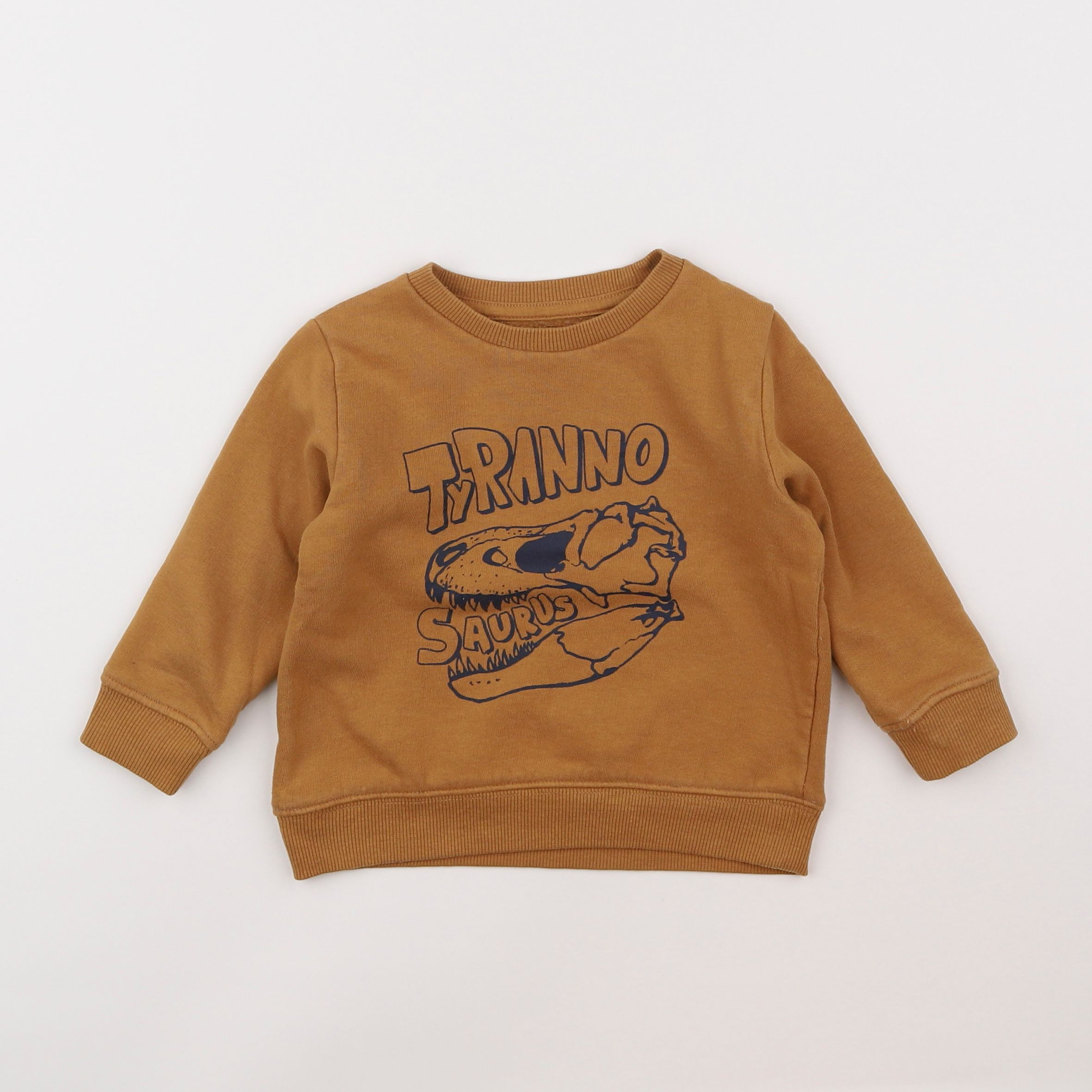 Vertbaudet - sweat marron - 2 ans