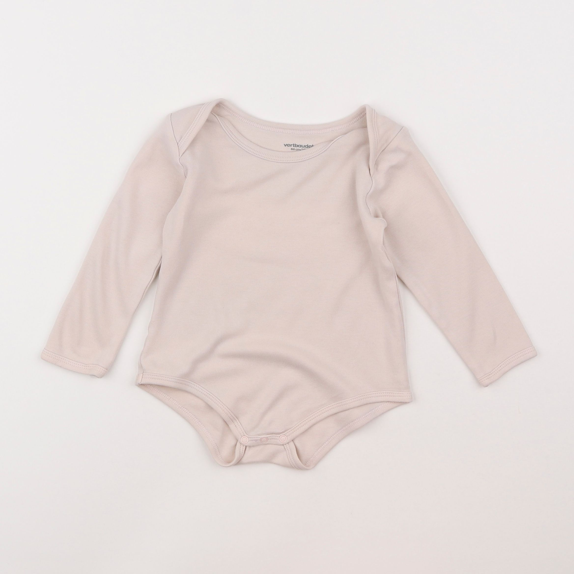 Vertbaudet - body beige - 2 ans