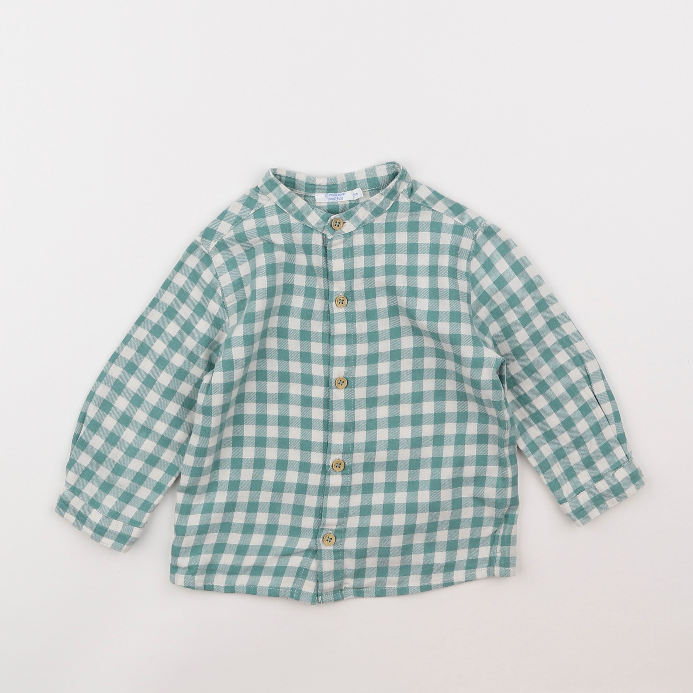 Boutchou - chemise vert - 18 mois