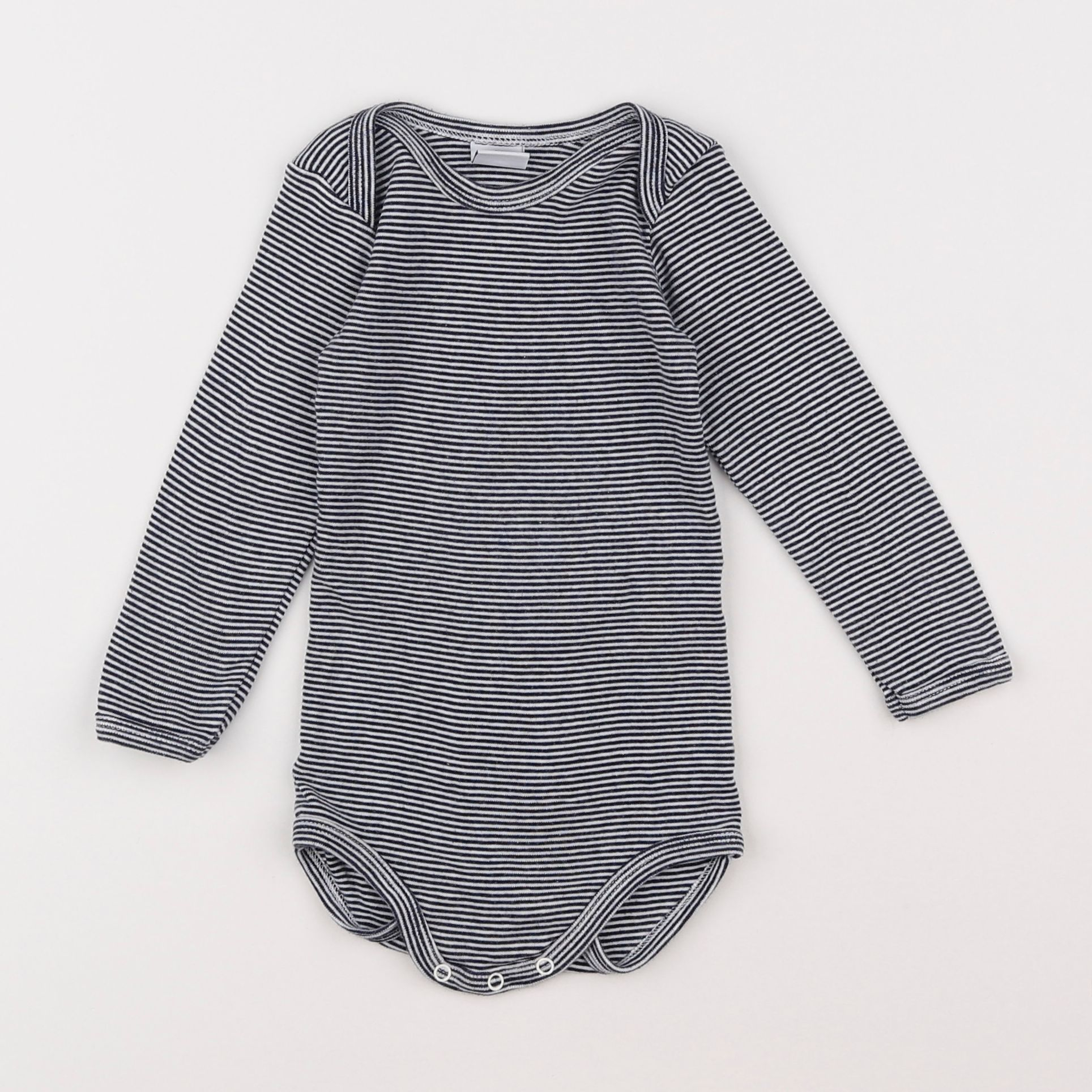 Petit Bateau - body bleu - 18 mois