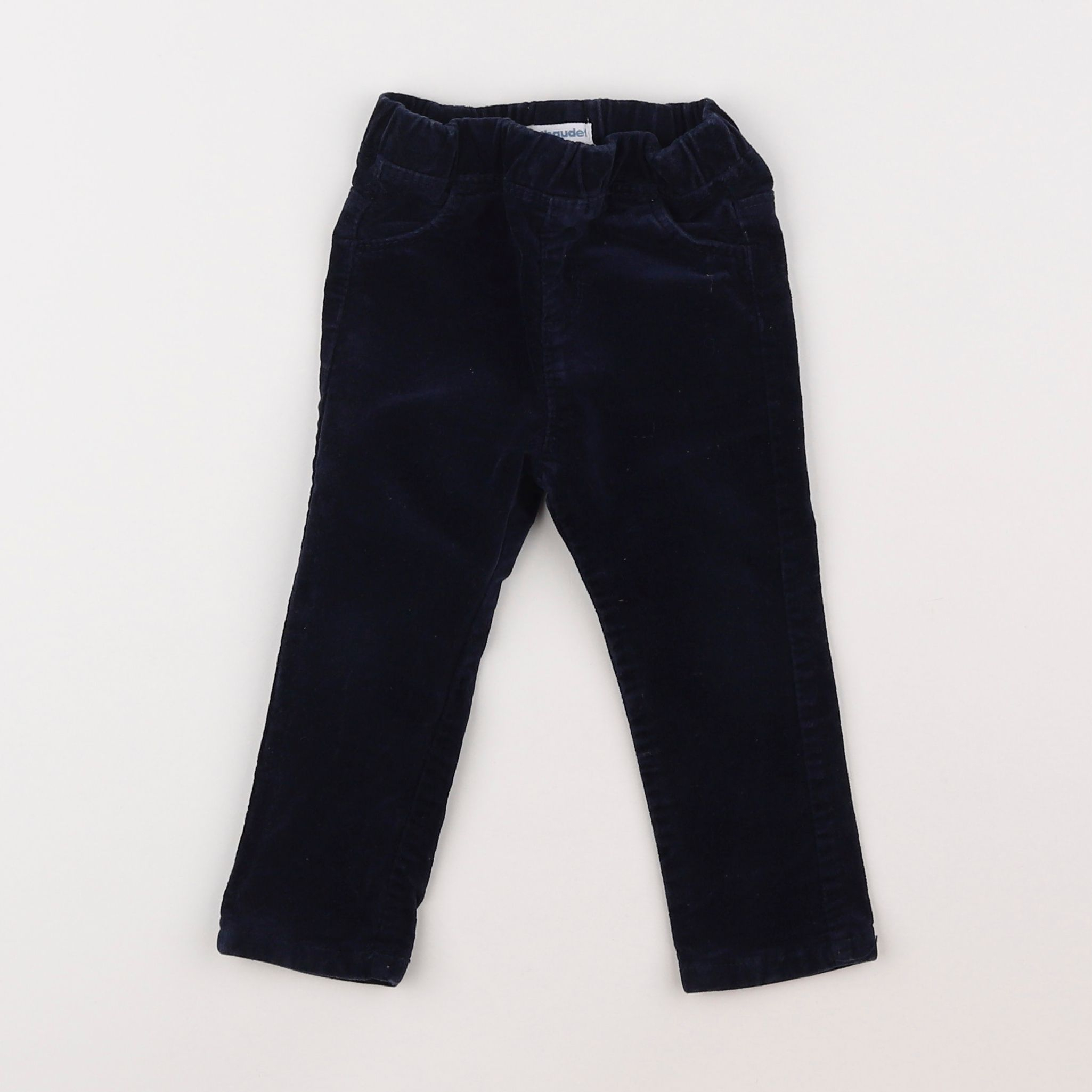 Vertbaudet - pantalon bleu - 18 mois