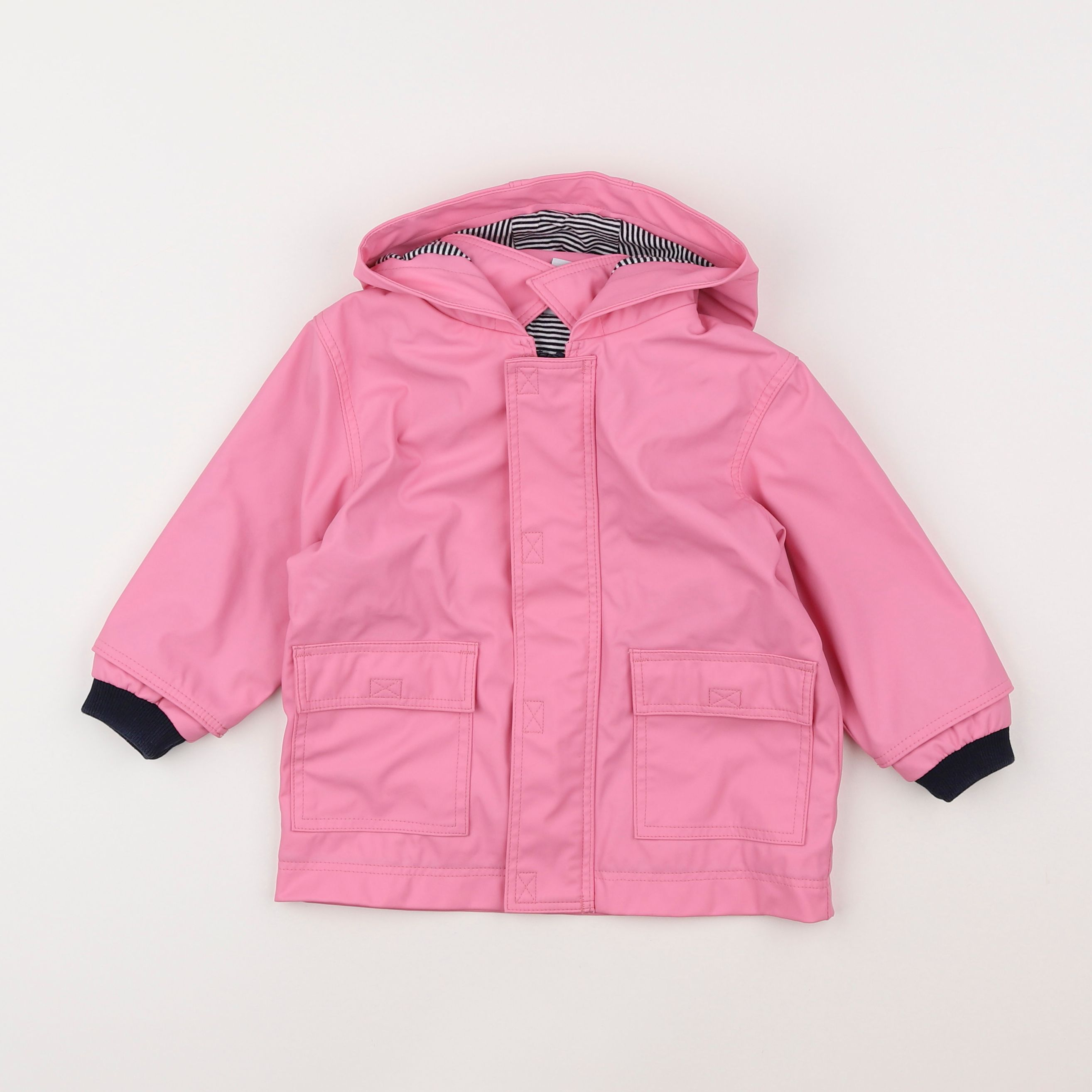 Petit Bateau - imperméable rose - 18 mois