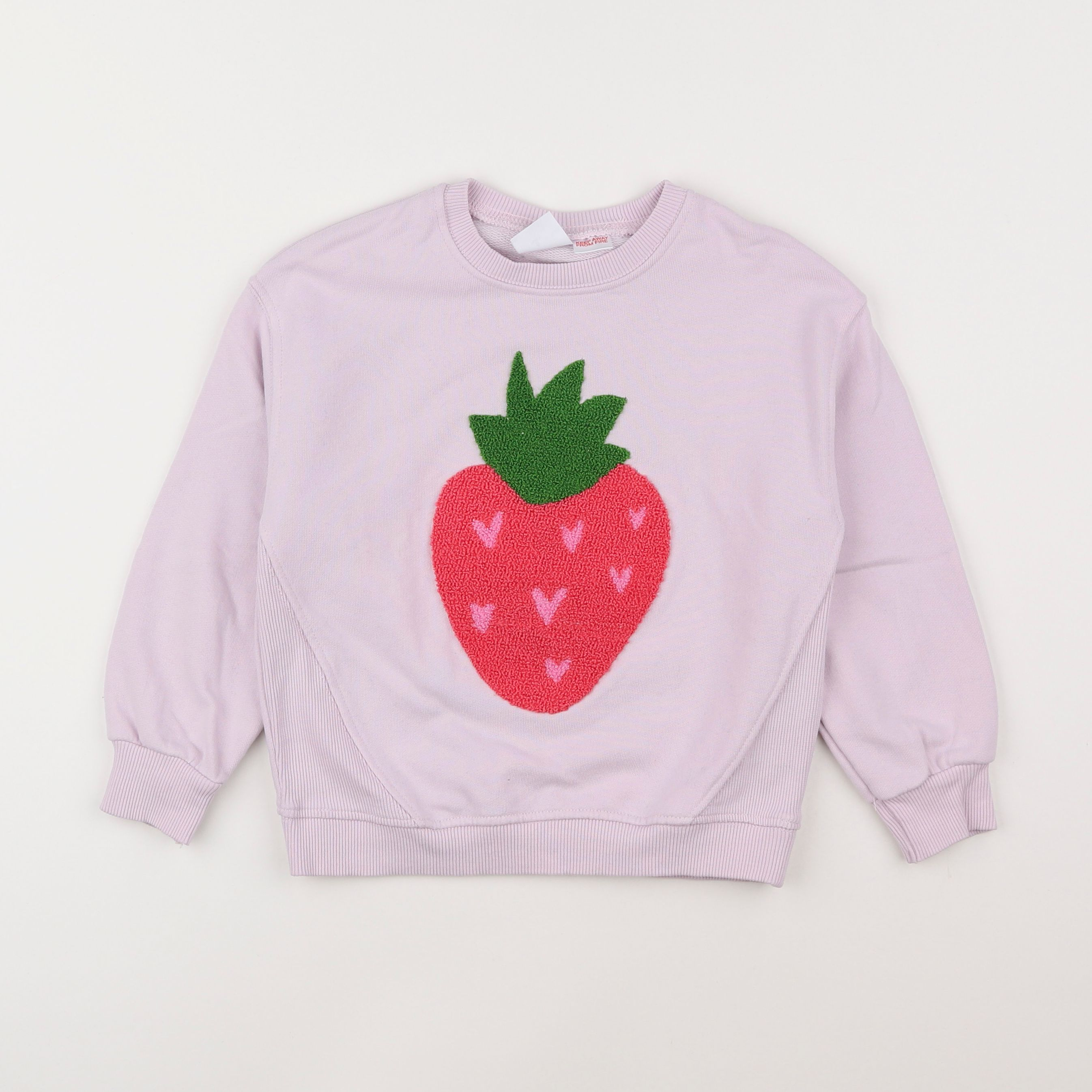 Zara - sweat imprimé au dos rose - 5 ans