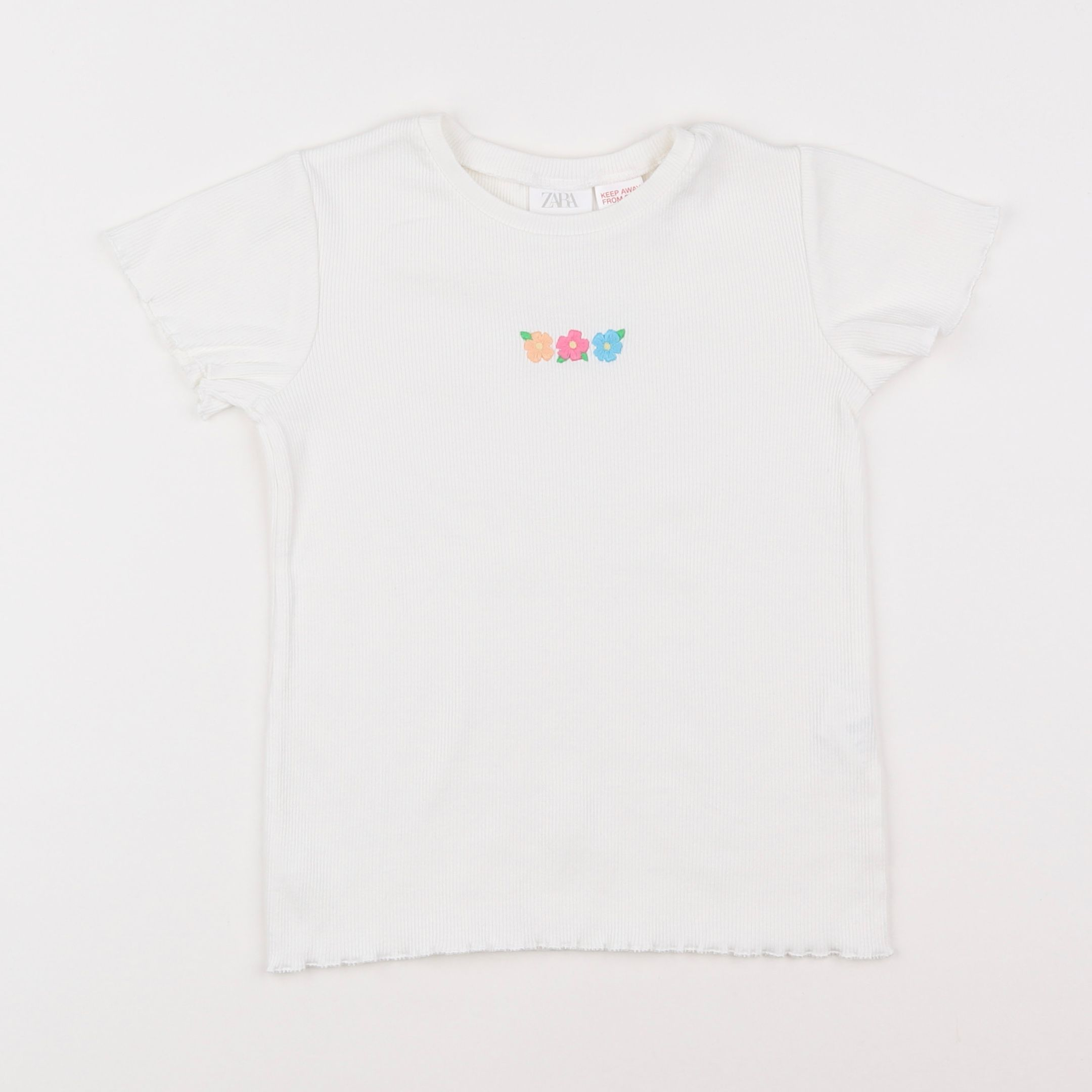 Zara - tee-shirt blanc - 4 ans