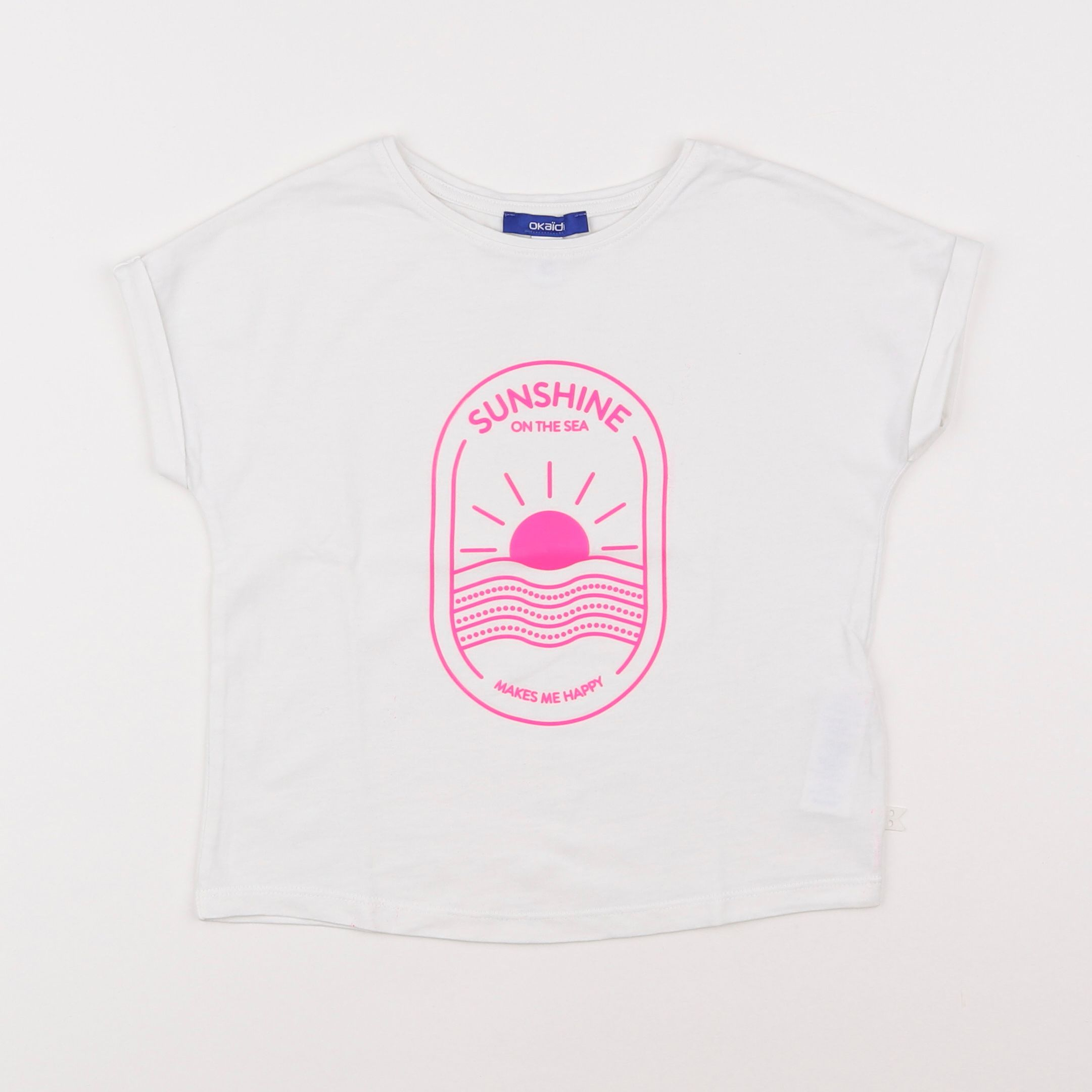 Okaidi - tee-shirt blanc - 5 ans