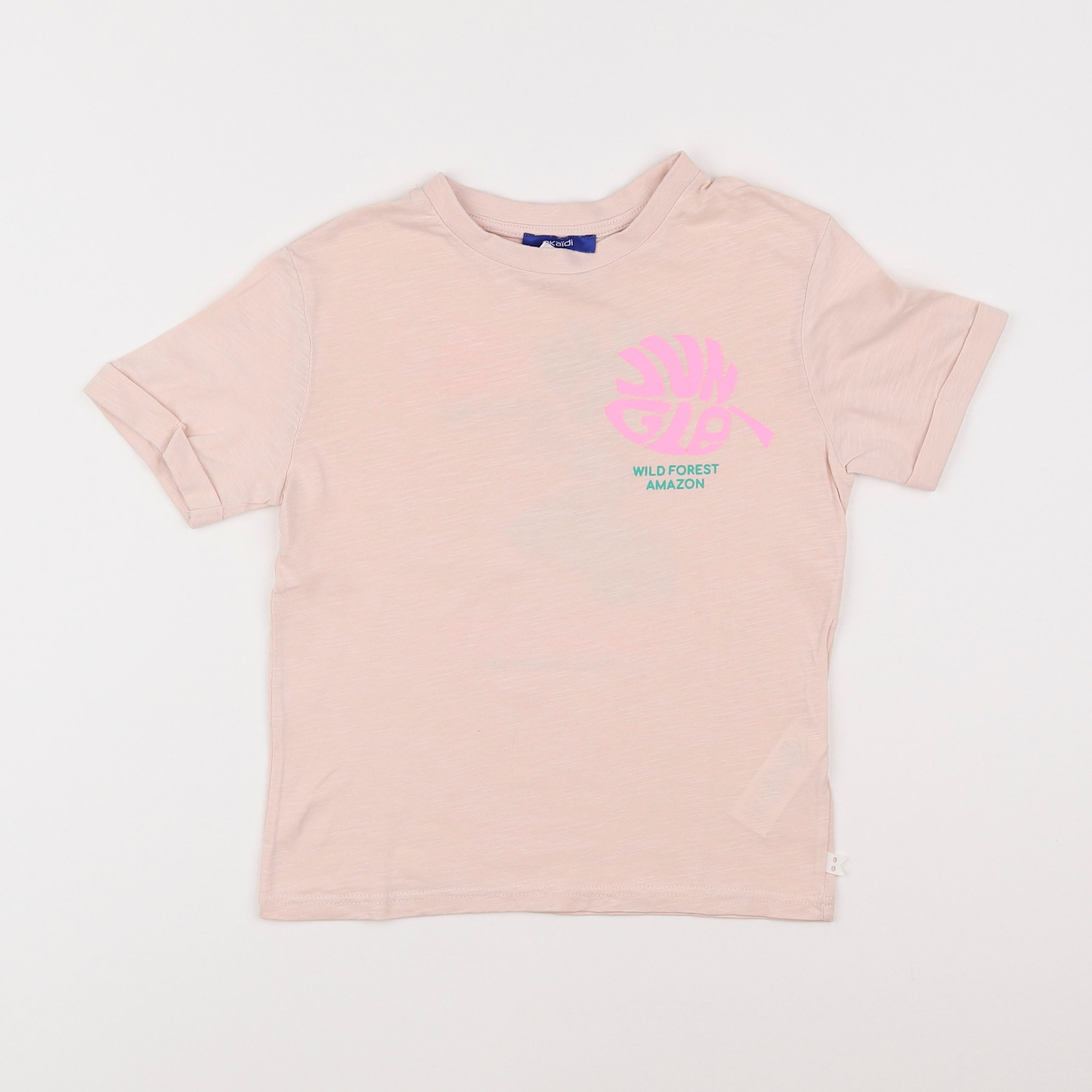 Okaidi - tee-shirt imprimé au dos rose - 8 ans