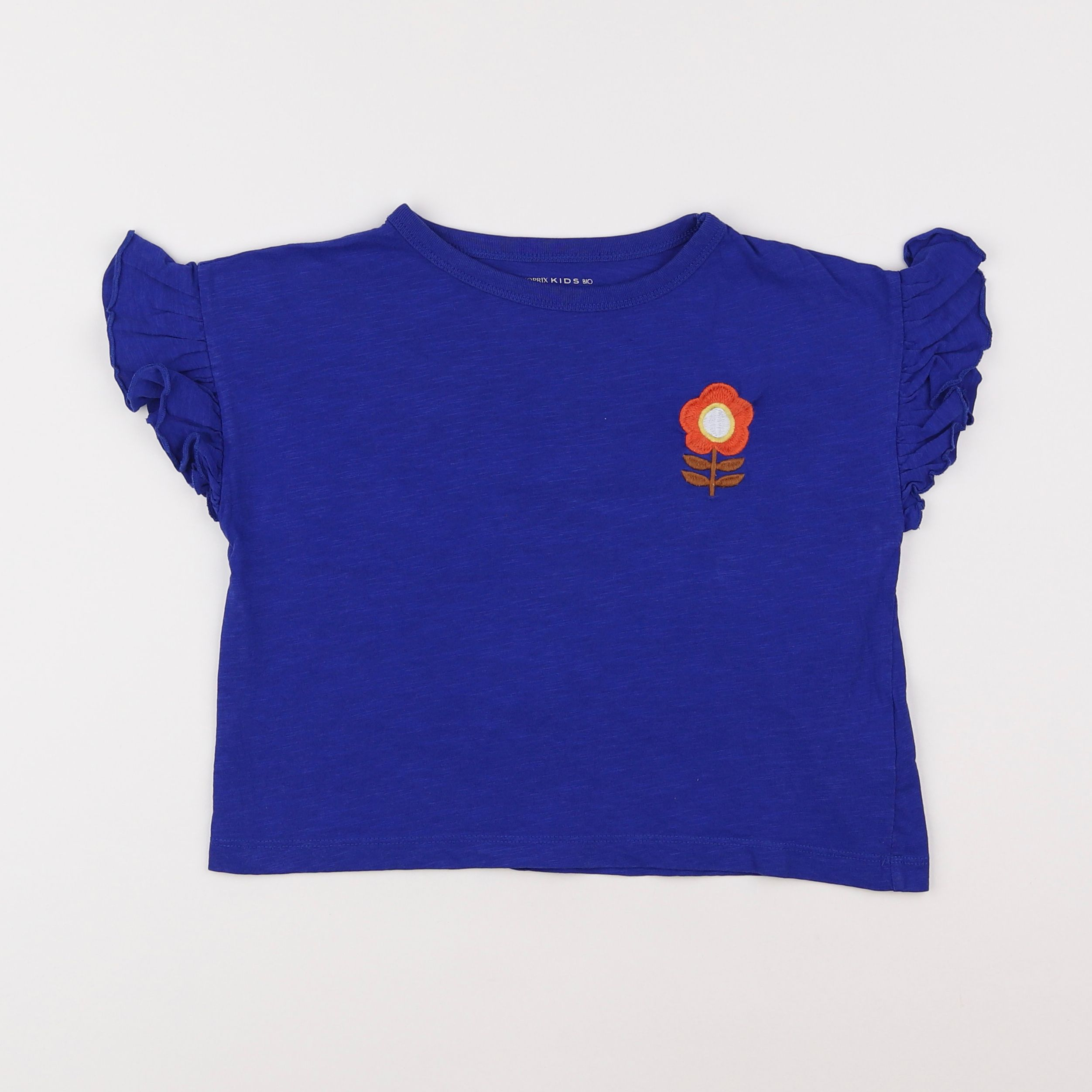 Monoprix - tee-shirt bleu - 8 ans