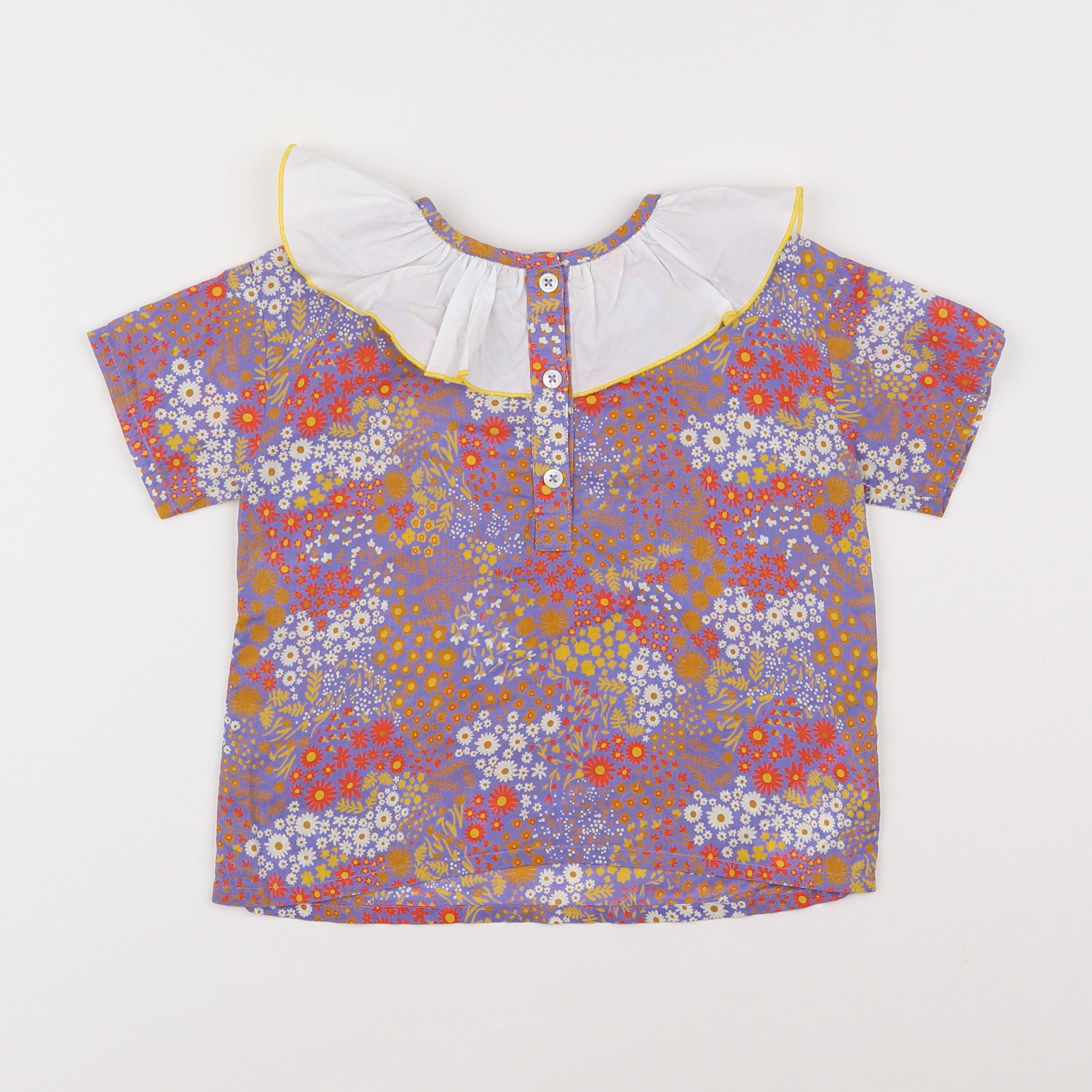 Monoprix - blouse multicolore - 3/4 ans