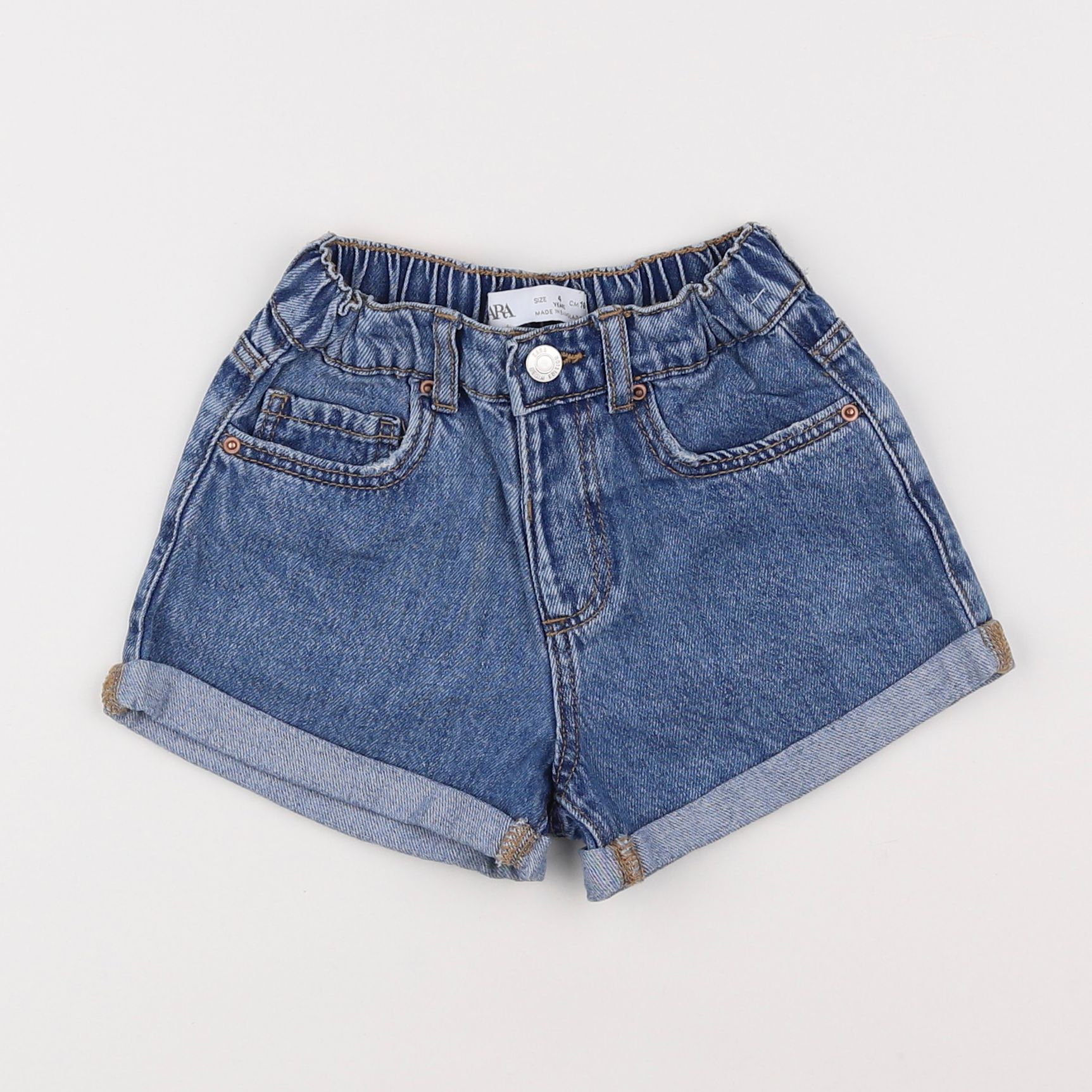 Zara - short bleu - 4 ans