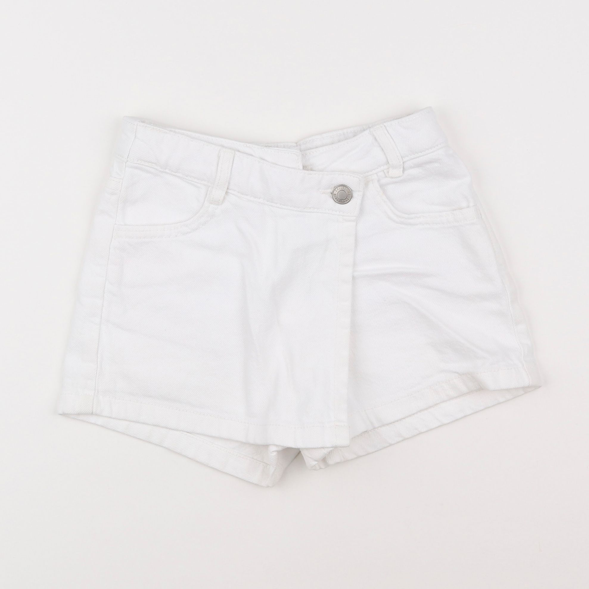 Zara - jupe short blanc - 7 ans