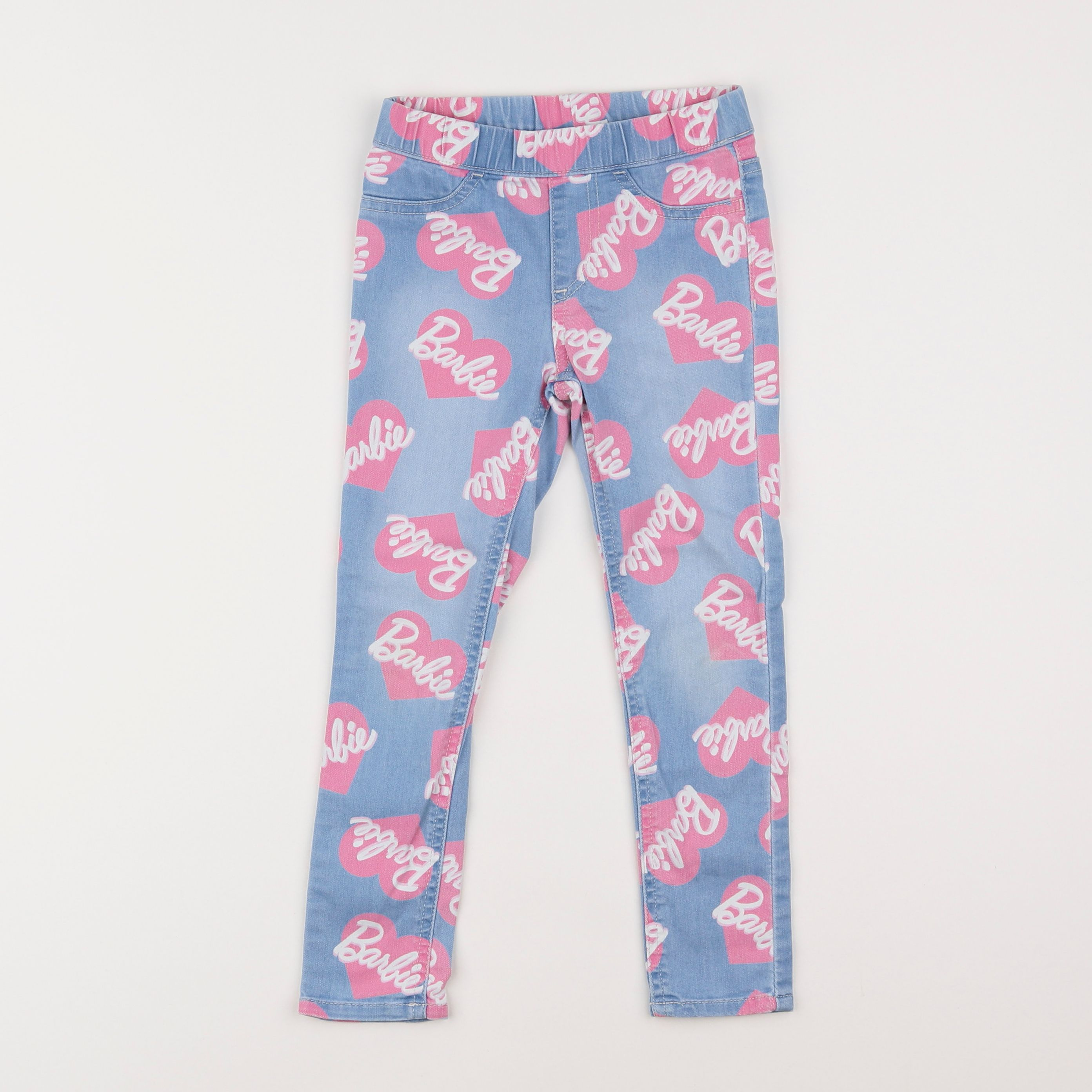 H&M - jegging bleu - 4 ans