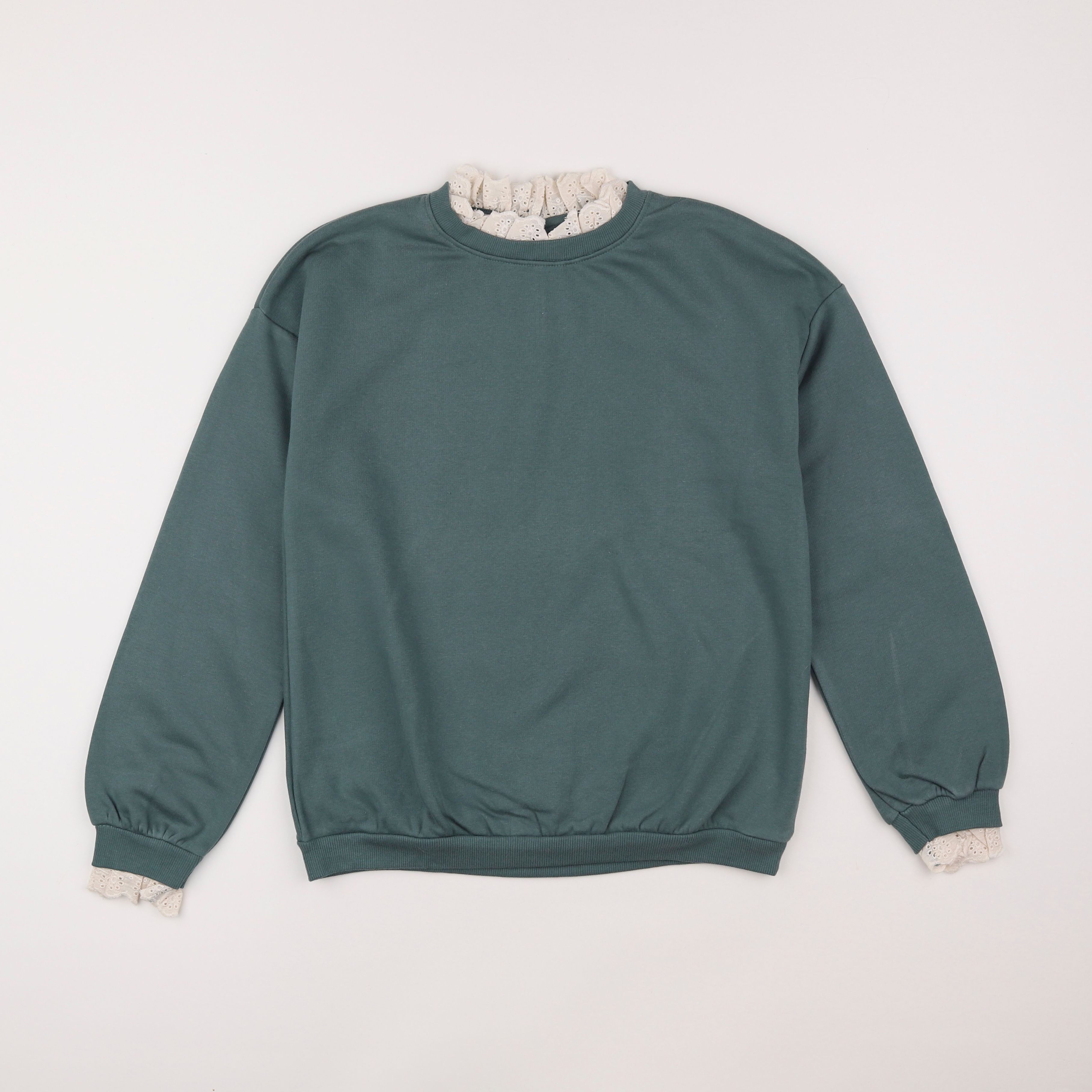 La Redoute - sweat vert - 12 ans