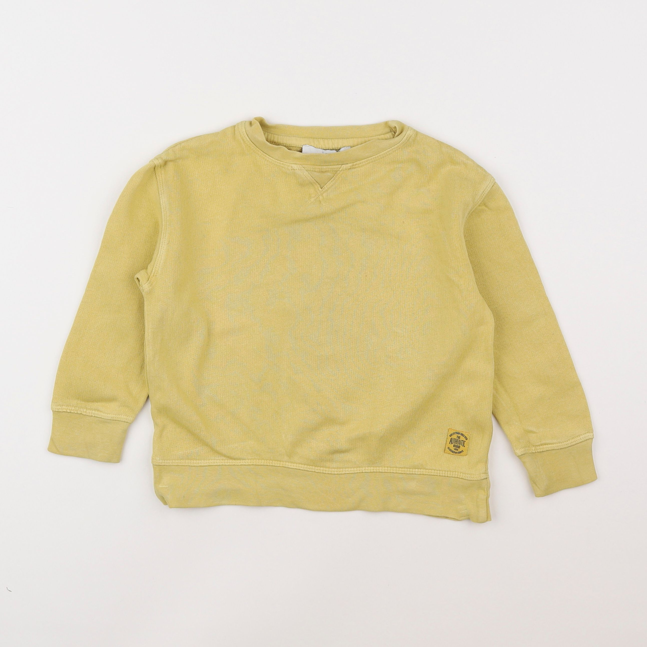 La Redoute - sweat jaune - 3 ans