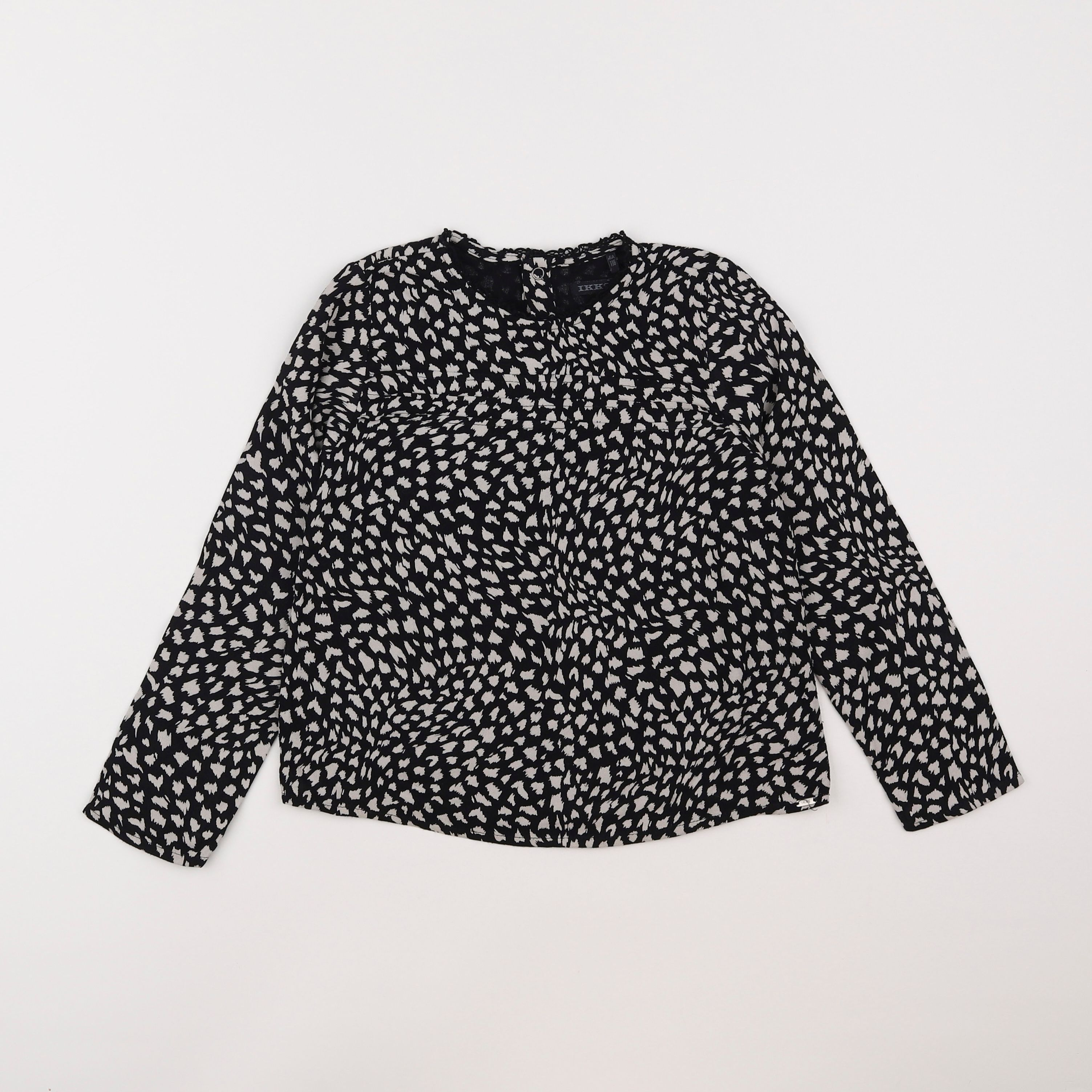 IKKS - blouse noir - 6 ans