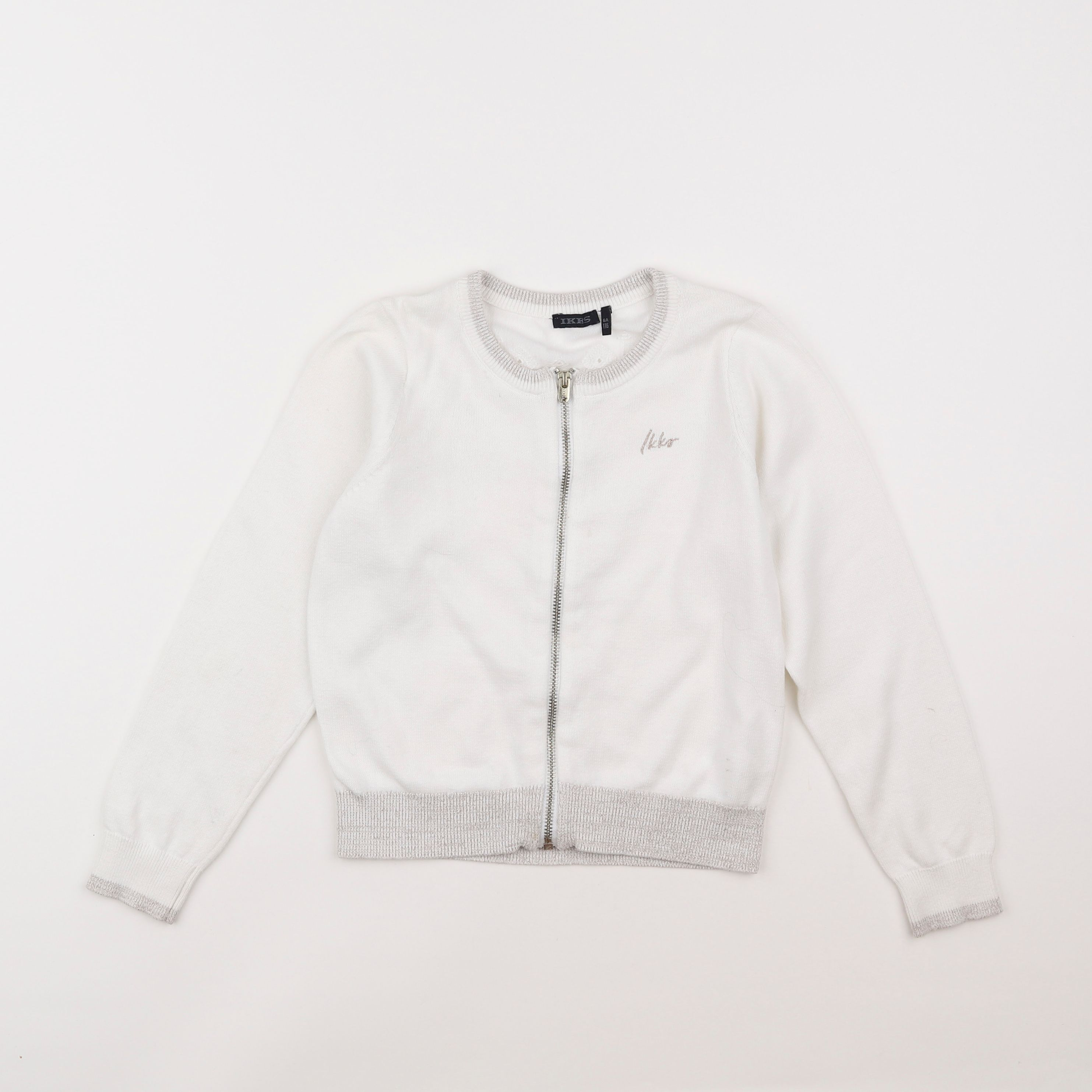 IKKS - gilet blanc - 6 ans