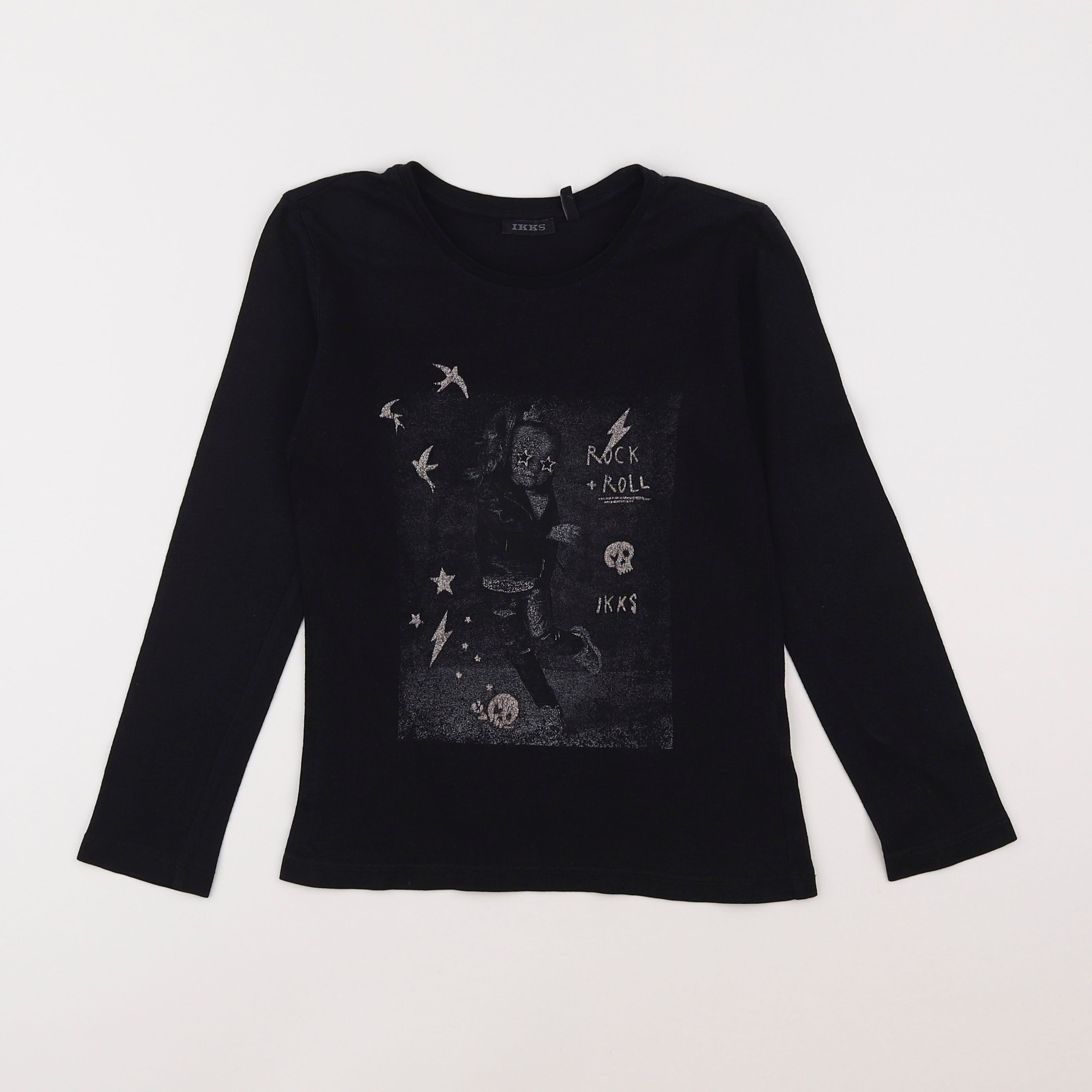 IKKS - tee-shirt noir - 6 ans