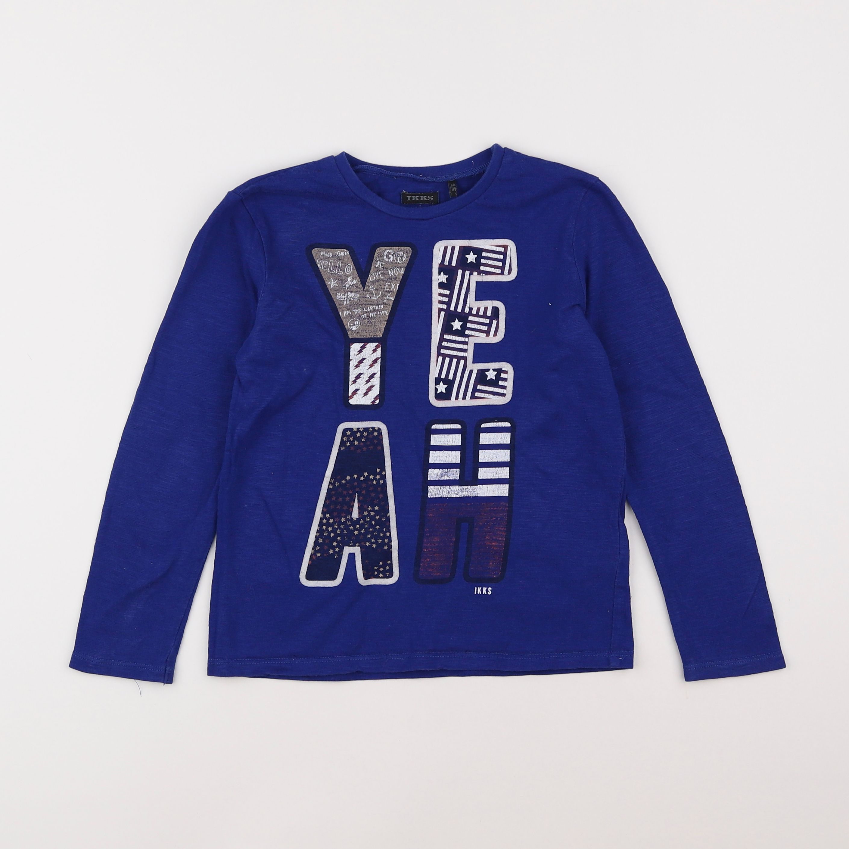 IKKS - tee-shirt bleu - 6 ans