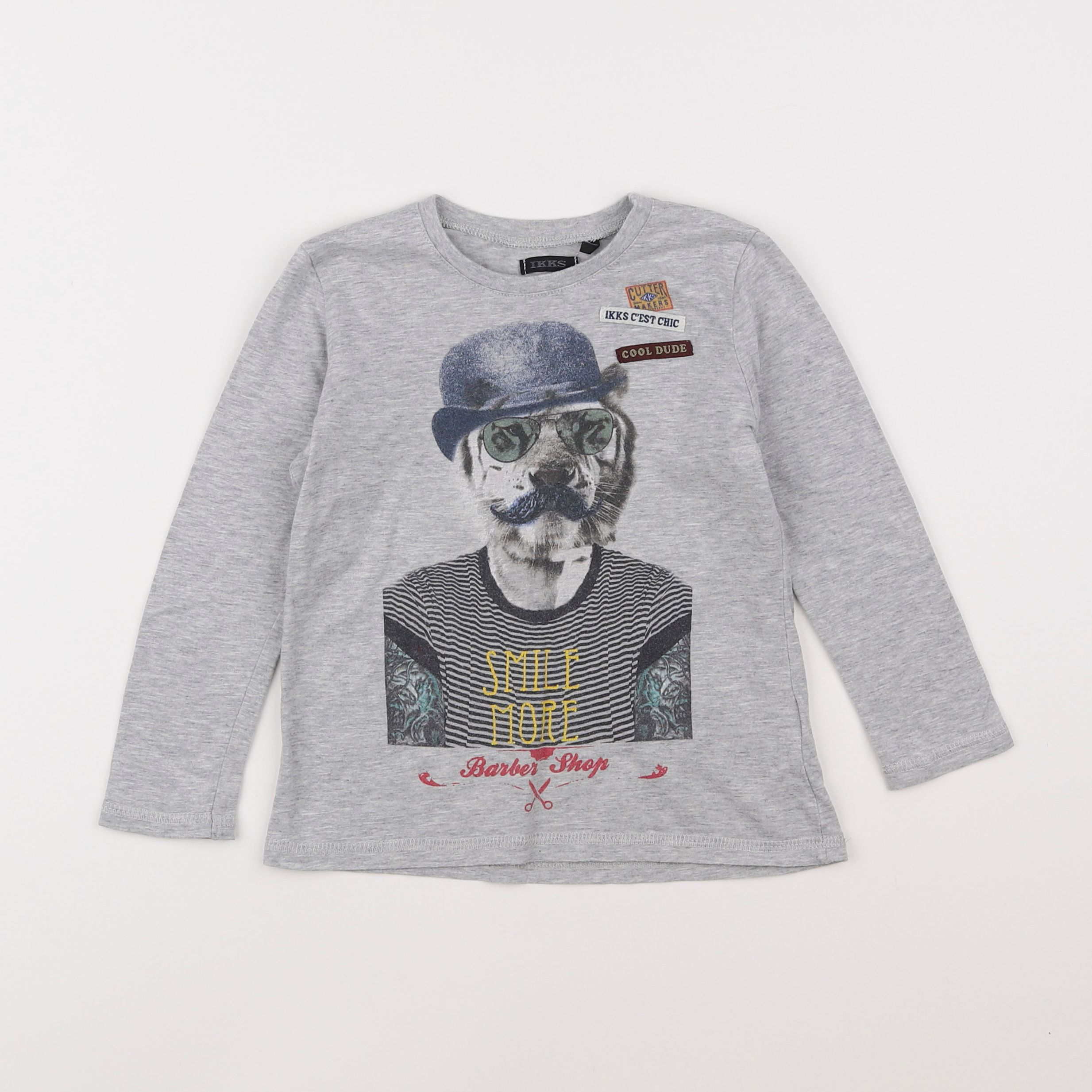 IKKS - tee-shirt gris - 3 ans