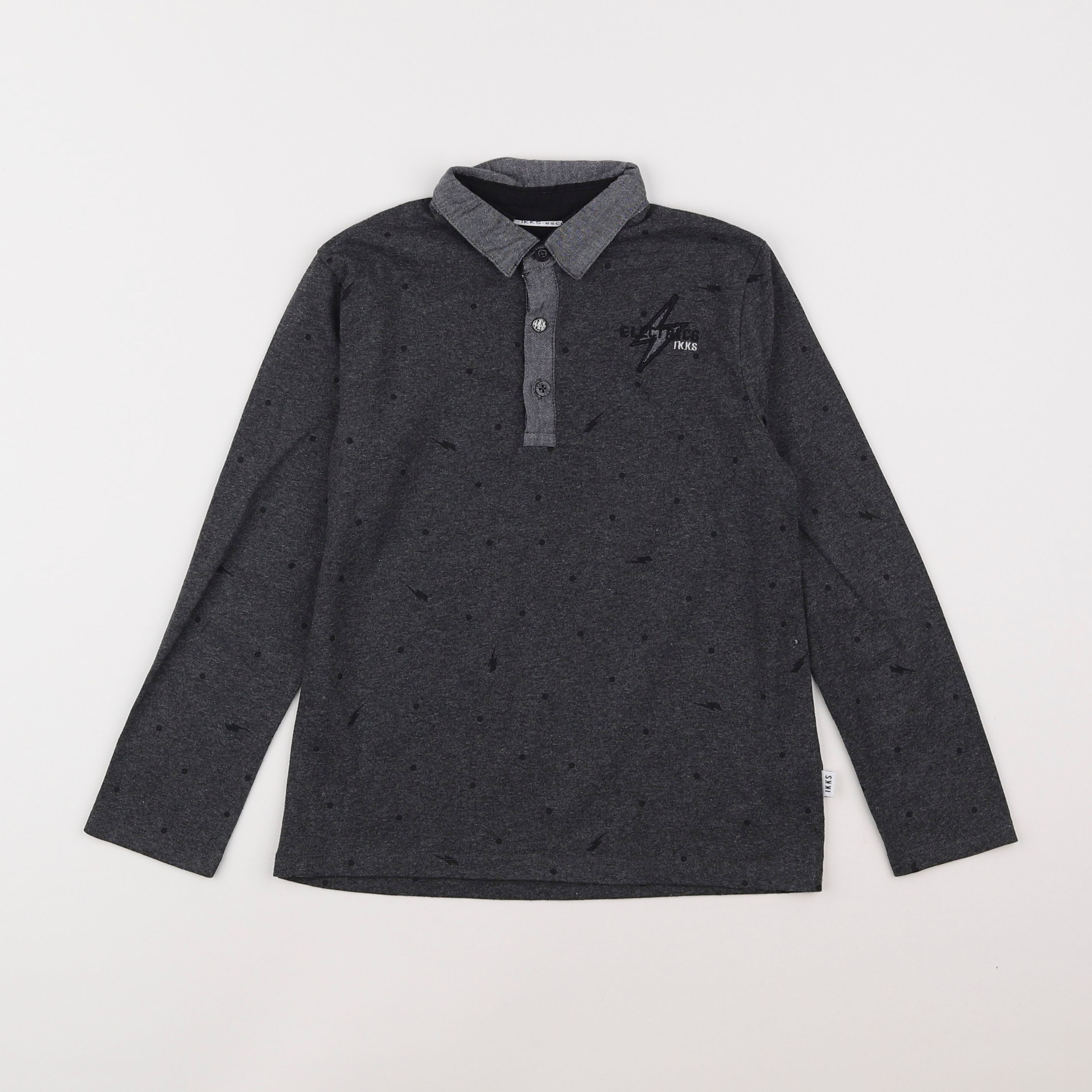 IKKS - polo gris - 6 ans